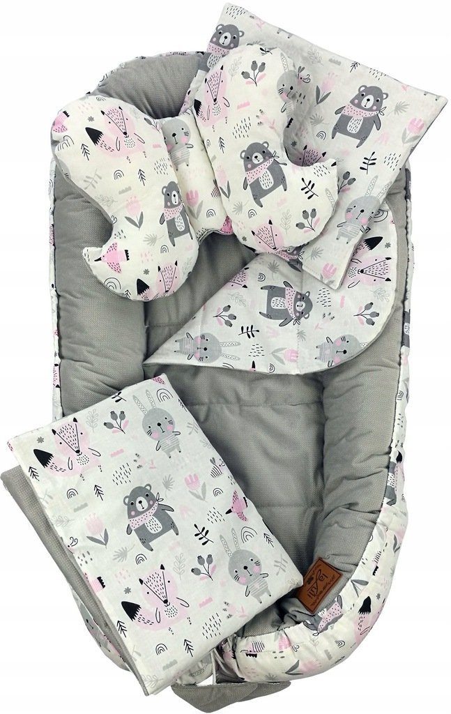 Pamek Babybett Babybett Babynestchen 10in1 Babynest Kinderbett Kokon zum schlafen, Made in Europe – Bild 4 von 5