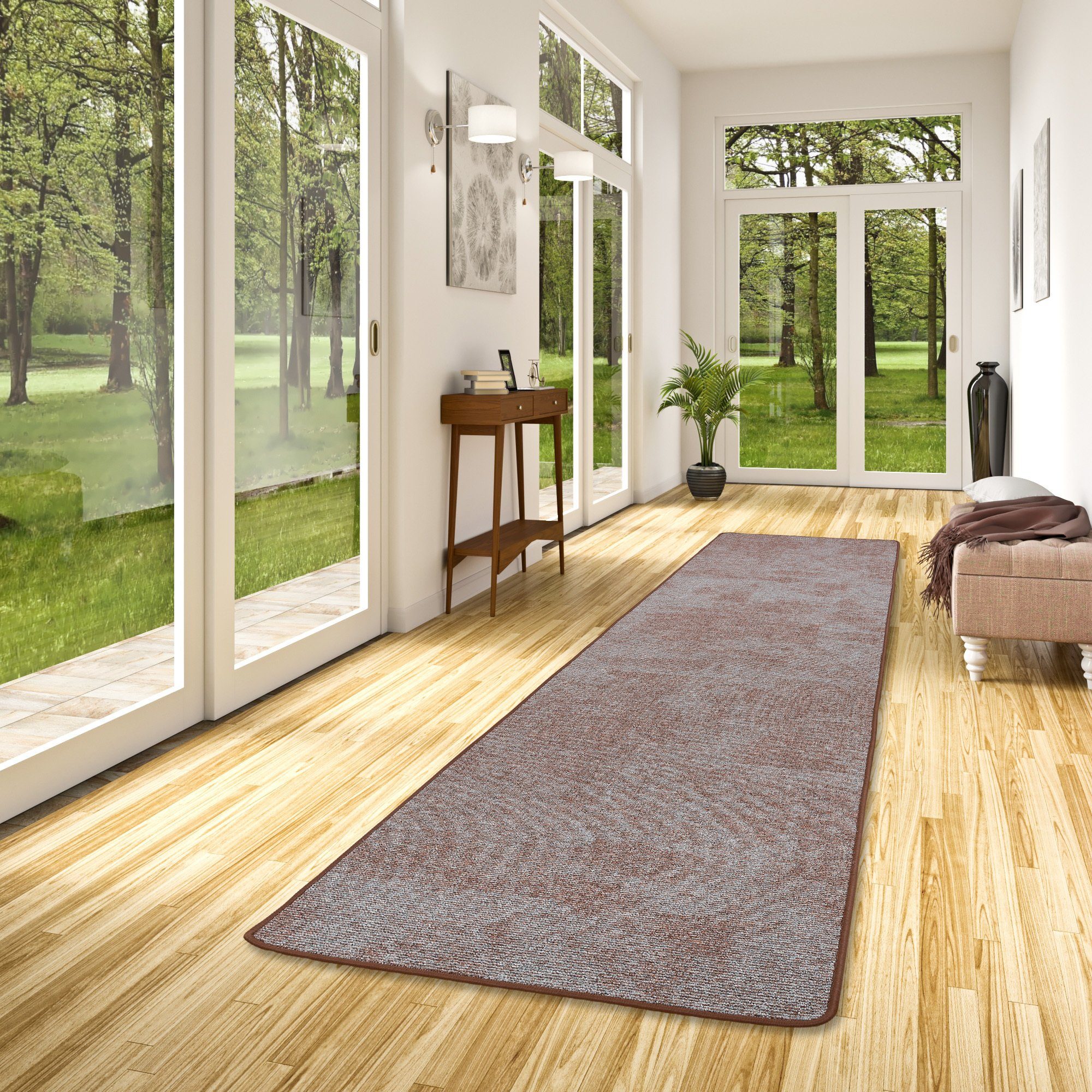 Snapstyle Läufer Streifenberber Teppich Läufer Lines Meliert, Eckig, Höhe: 8 mm