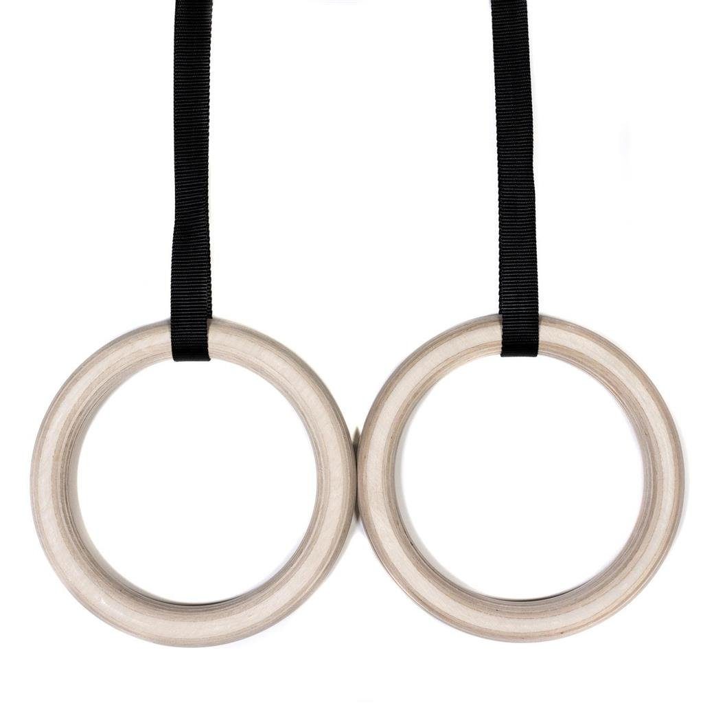 Sporttrend 24 Trainingsring Gym Ringe Set, Turnring Gymnastikring Holzring