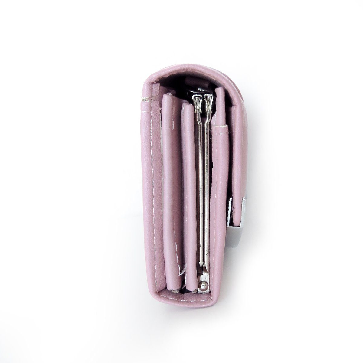 Sonia Originelli Umhängetasche Kellner Portemonnaie Tasche Kette, mit 4 rosa1 Geldbörse Damen Clutch XL Kartenfächer