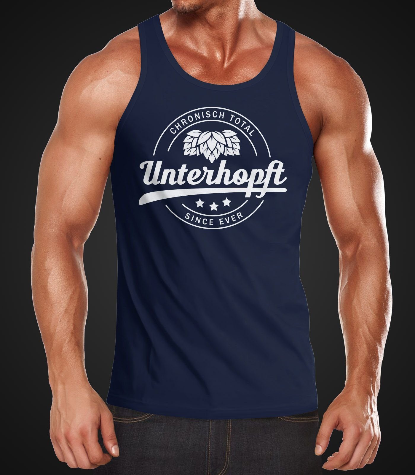MoonWorks Tanktop Chronisch Unterhopft Tank-Top Chronisch günstig online kaufen