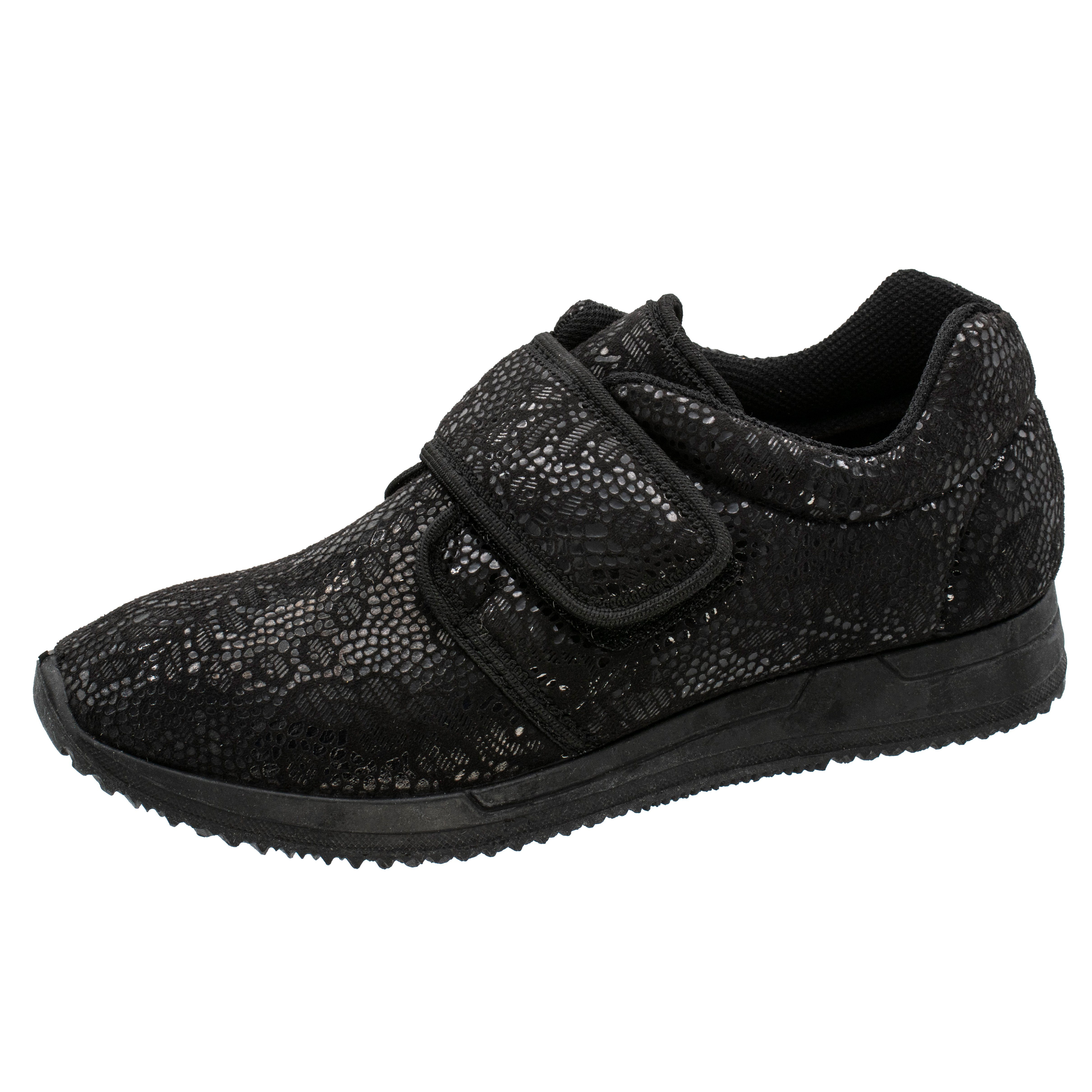 Fischer-Markenschuh Ilse Sneaker aus Stretchmaterial, Textilfutter, Einlegesohle herausnehmbar