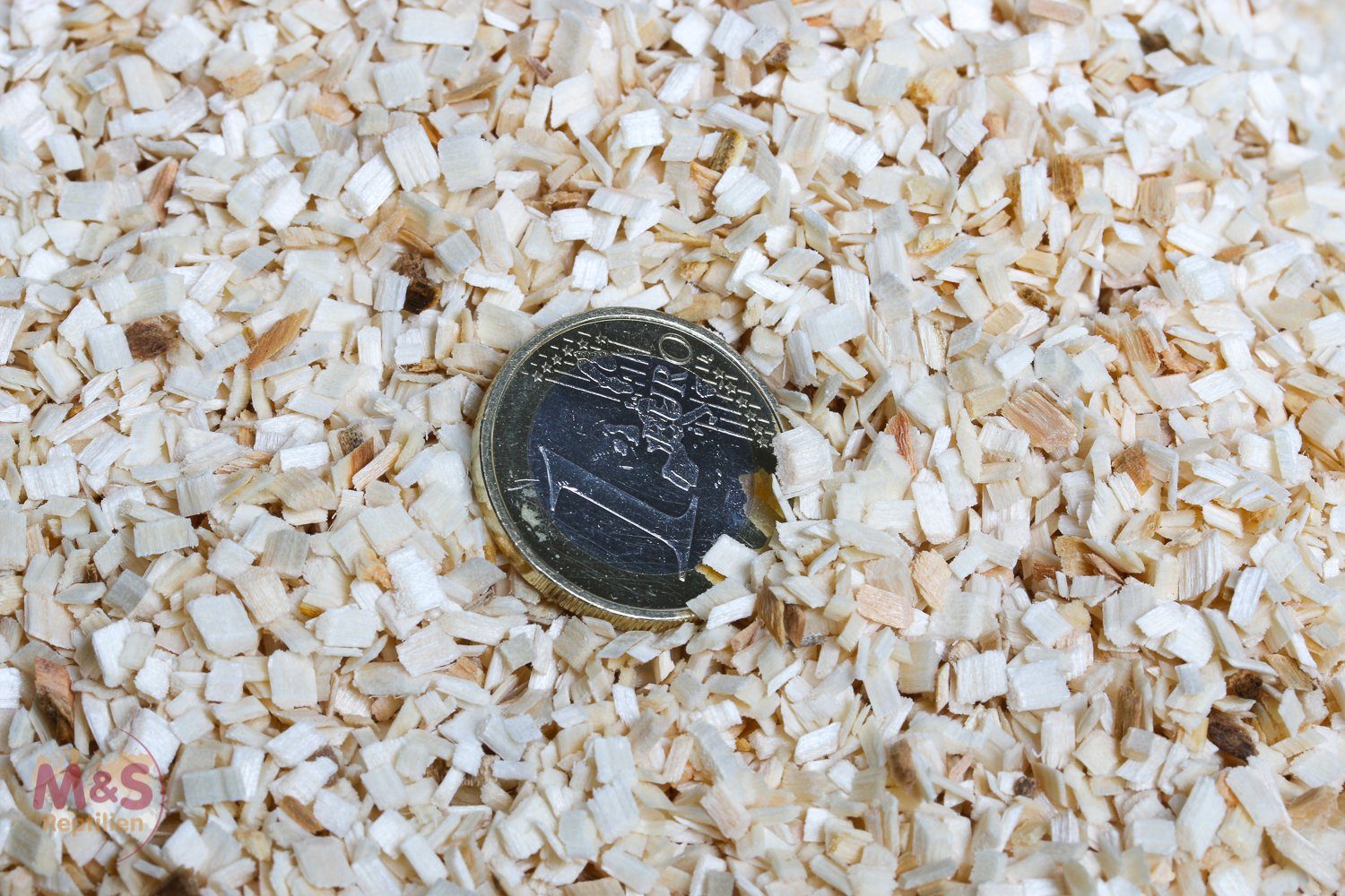 M&S Reptilien Terrarien-Substrat M&S, Aspen Einstreu Reptiles "Supersoft" - 2 x 2 mm Chips (50 Liter/10 Supersoft