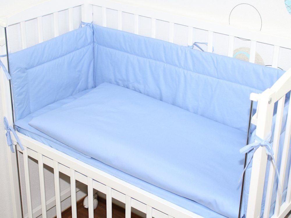 Primawela Beistellbett Baby Bettwäsche für Beistellbett mit Nestchen Spannbettlaken 6 teilig