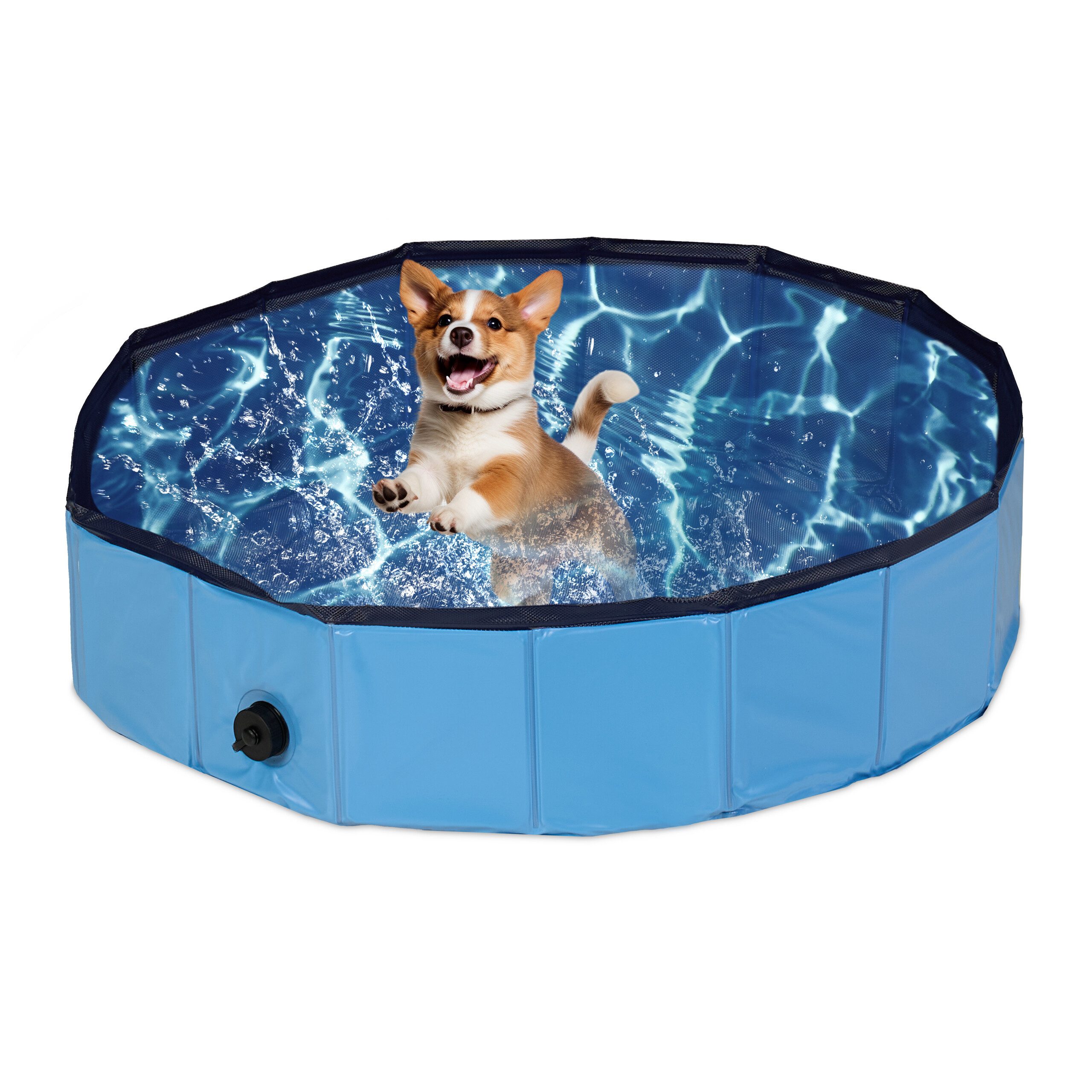 relaxdays Hundepool Hundepool 80x20 cm, (1-tlg)