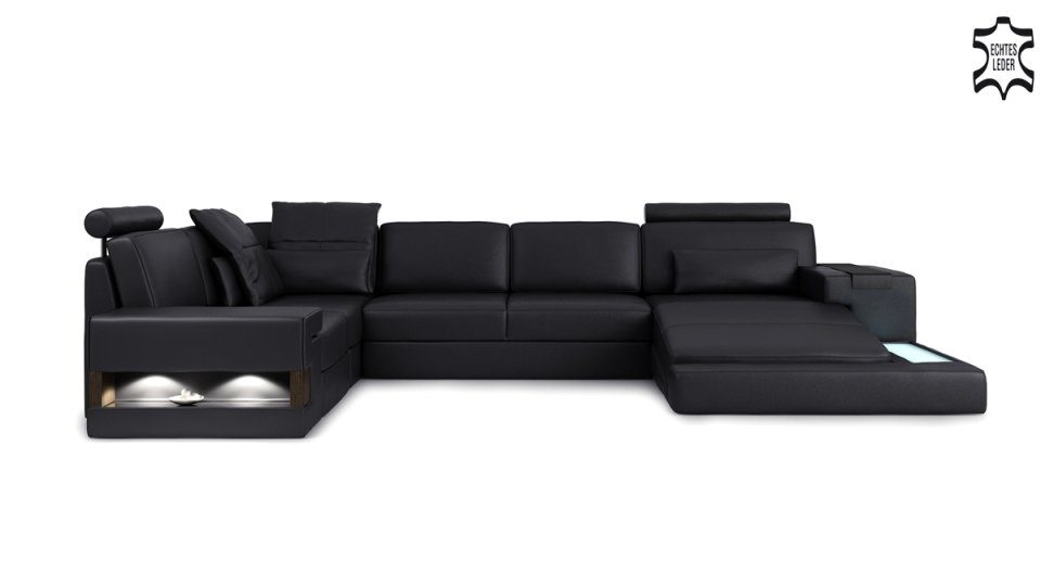 JVmoebel Ecksofa, Wohnlandschaft Sofa Polster XXL Couch Ecksofa Design Leder Ecksofa