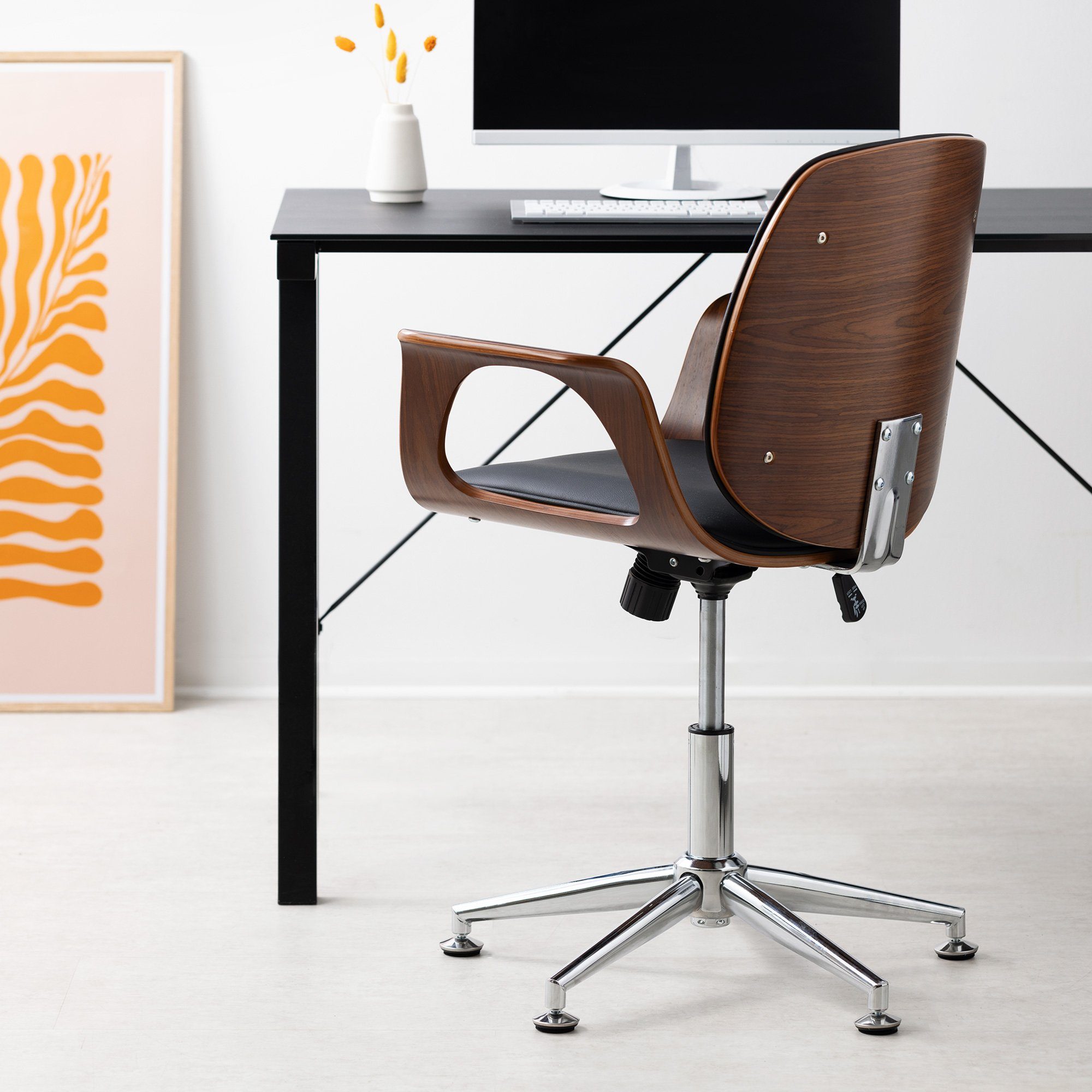 kwmobile Stuhlrolle Bürostuhl Gleiter 5er Set - Bodengleiter für Schreibtis günstig online kaufen