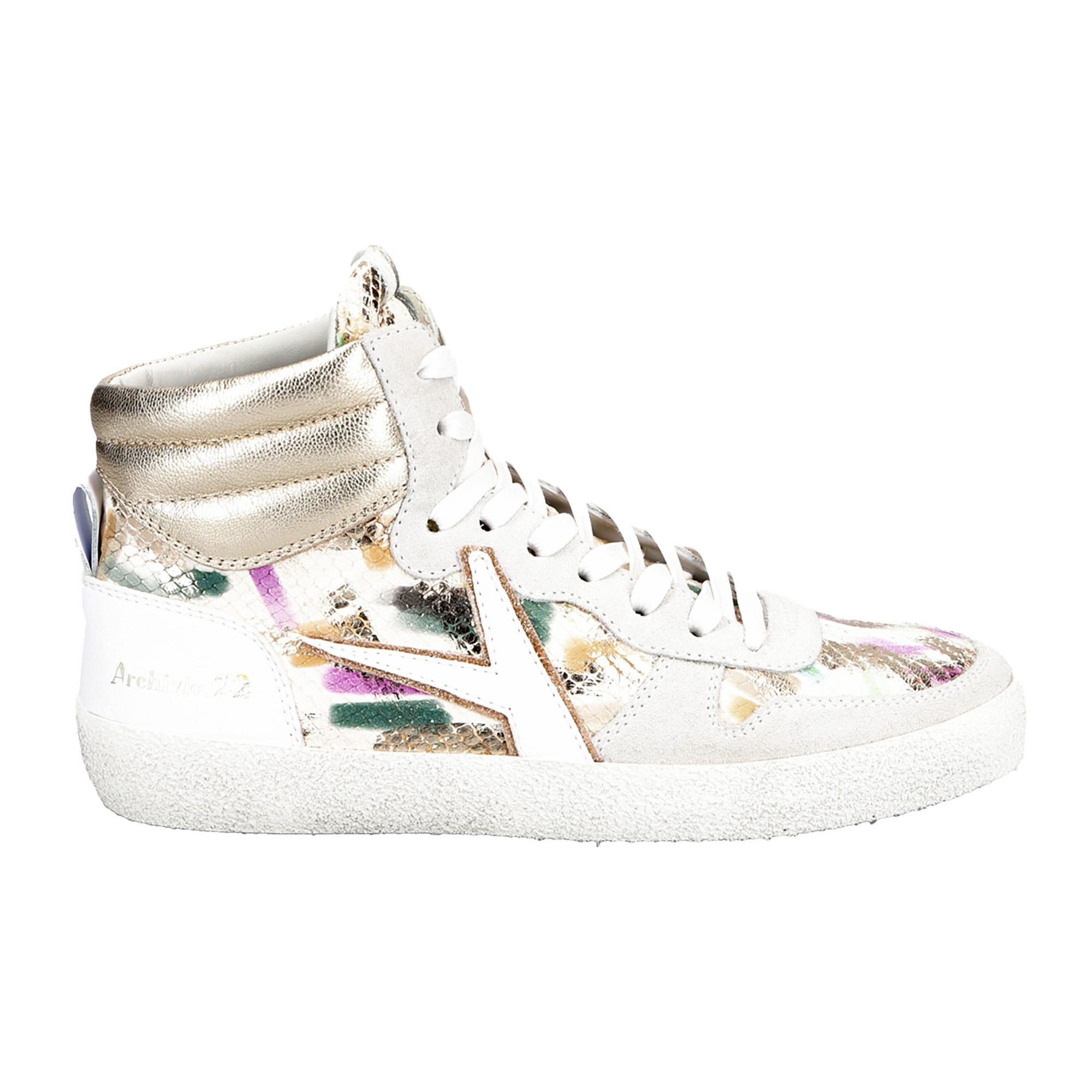 Archivo 2000 Archivio 22 #329, Sneaker, Weiß, kombiniert, Damen Sneaker
