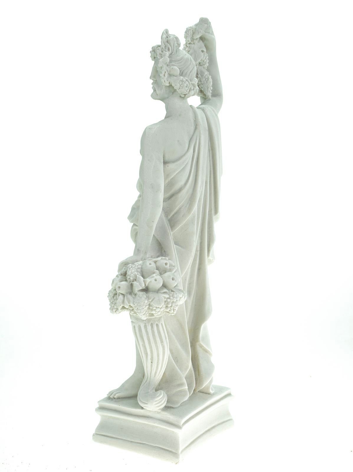 Schatzkiste Deko Weins Gott Dekofigur Alabaster 25cm Dionysos des Kremers Figur