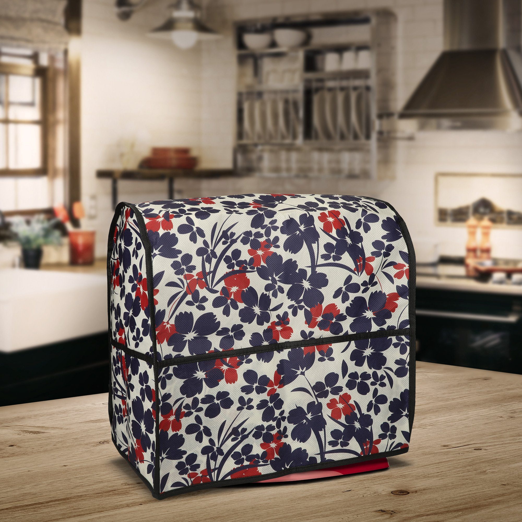 kwmobile Abdeckhaube Hülle für KitchenAid 4,3-4,8 liter, mit 3 Fächern - Küchenmaschine Staubschutz Haube