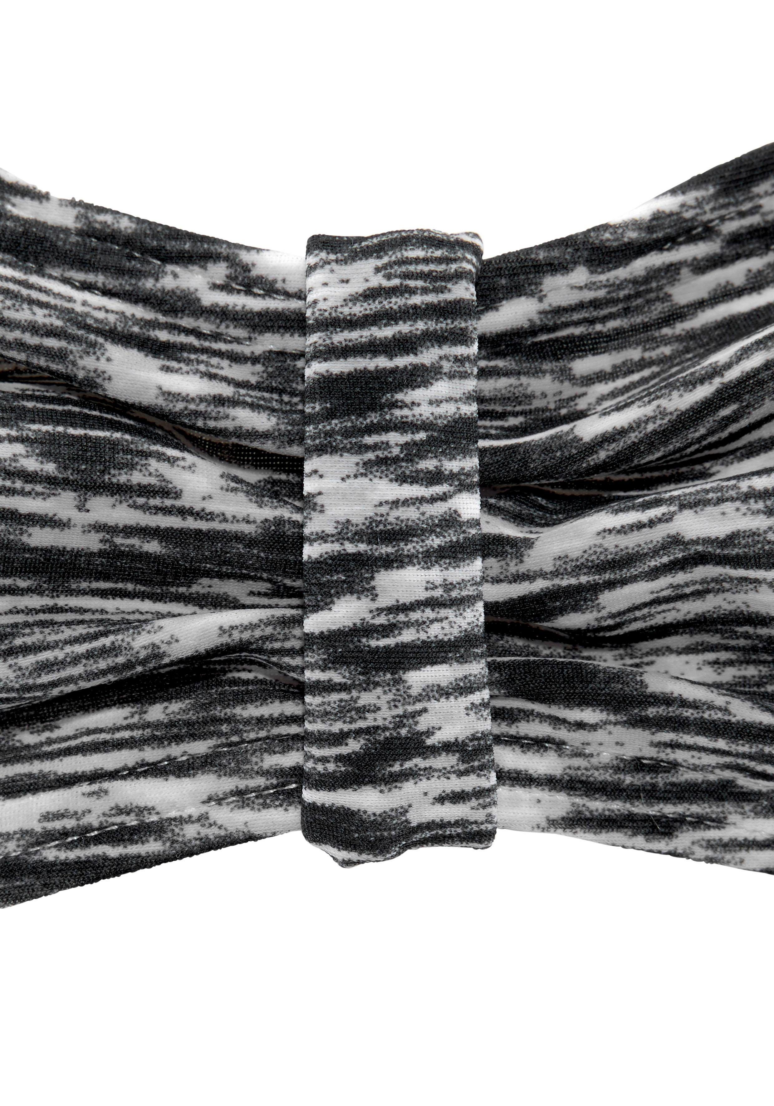 Venice Beach Bandeau-Bikini regulierbares Top, seitliche Stäbchen