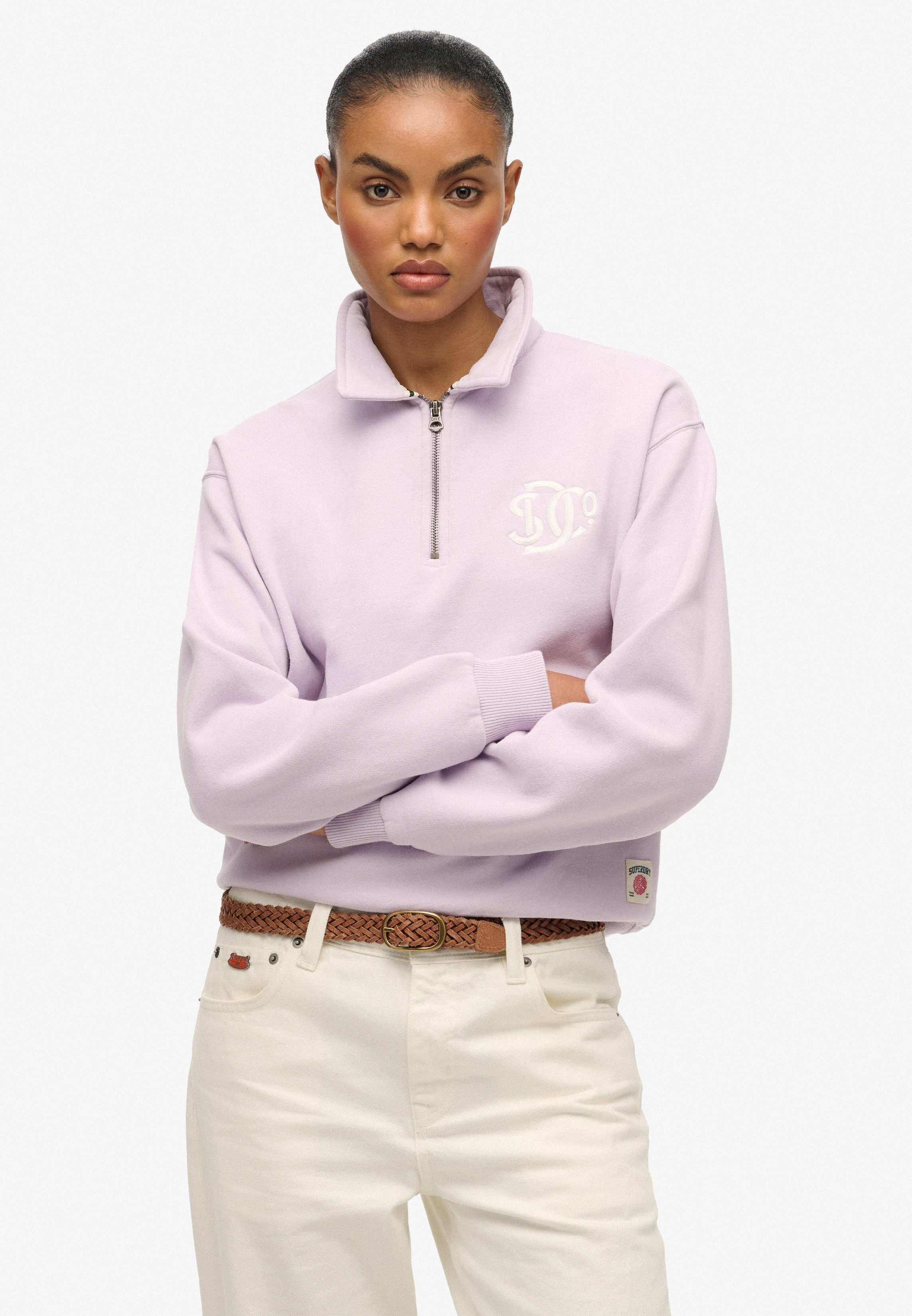 Superdry Sweatshirt SD&CO NEON COLLARED HALF ZIP günstig online kaufen