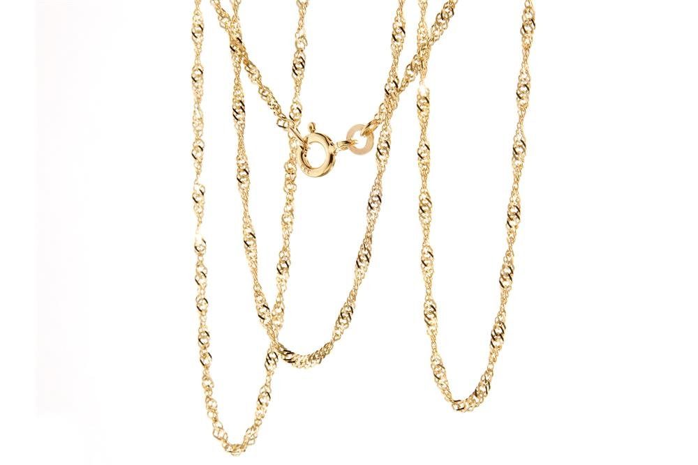 Silberkettenstore Goldkette Singapurkette 1,4mm - 333 Gold