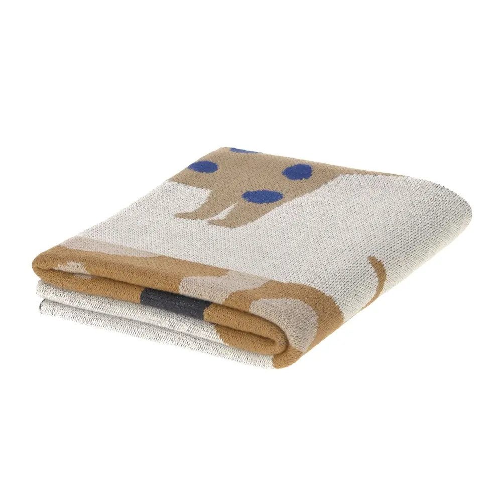 LÄSSIG Kinderbettdecke Babydecke Little Mateys royal blue