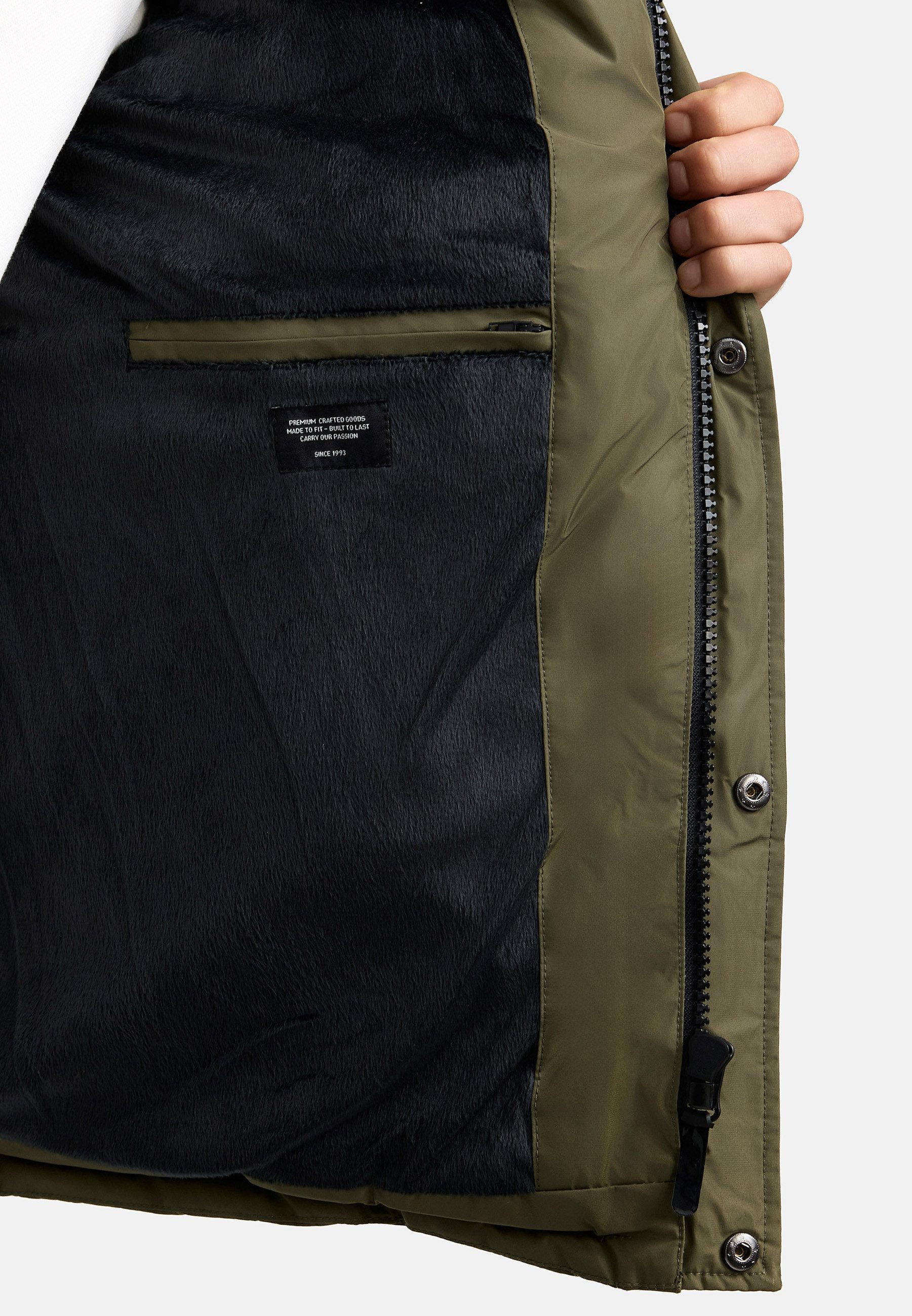 Indicode Winterjacke Herren INBlaise Jacke Winter Herrenjacke