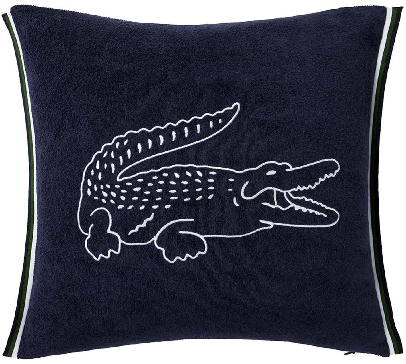 Lacoste Dekokissen LBREAK, Mit Lacoste-Krokodil in weißer Stickerei