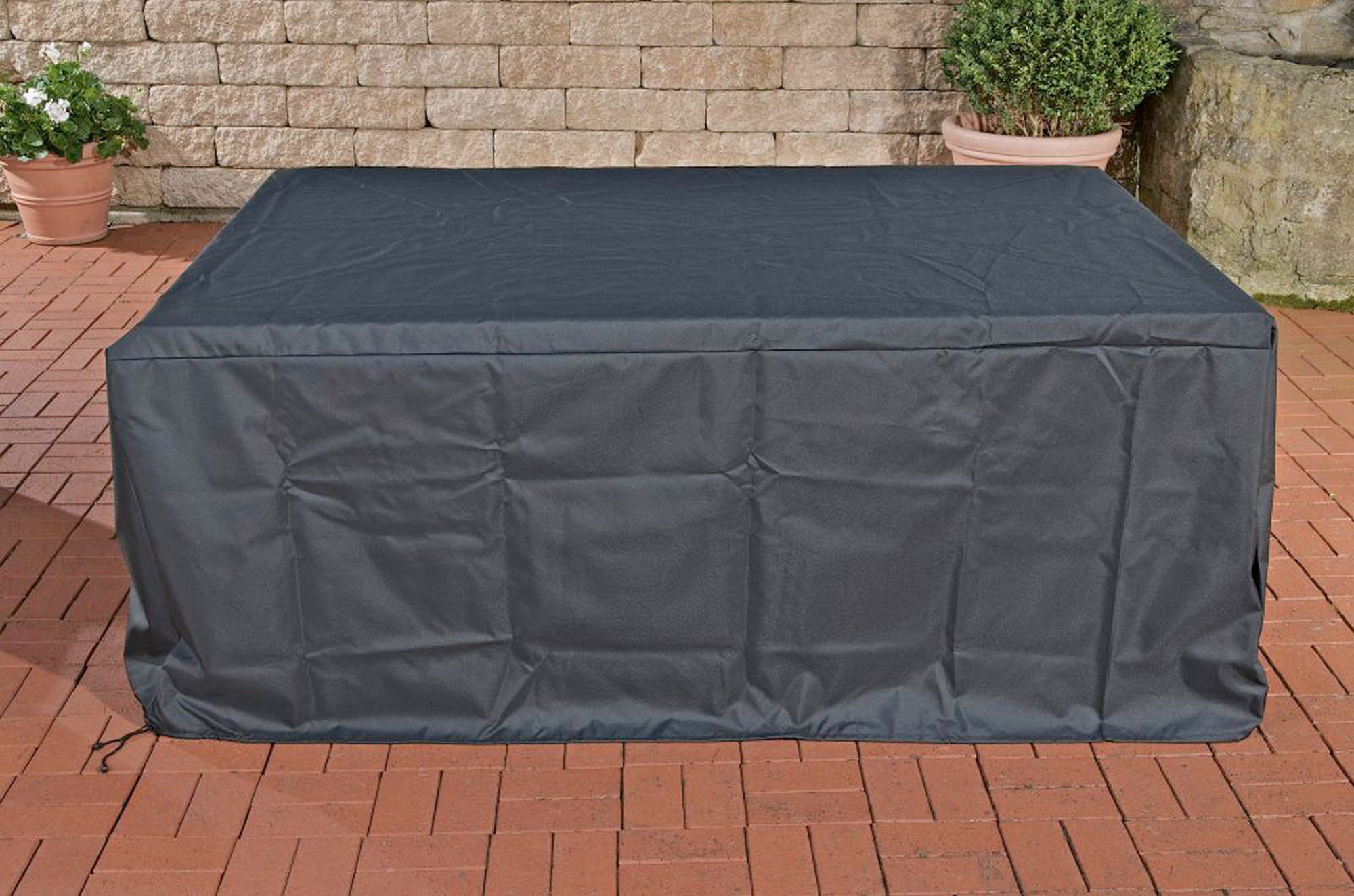 furnicato Abdeckhaube 100x85x68 cm schwarz