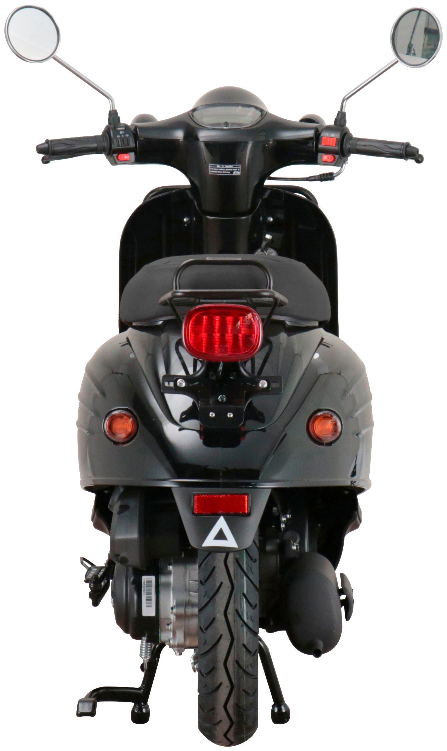 Alpha Motors Motorroller Adria, 50 ccm, 5 Euro schwarz 45 km/h