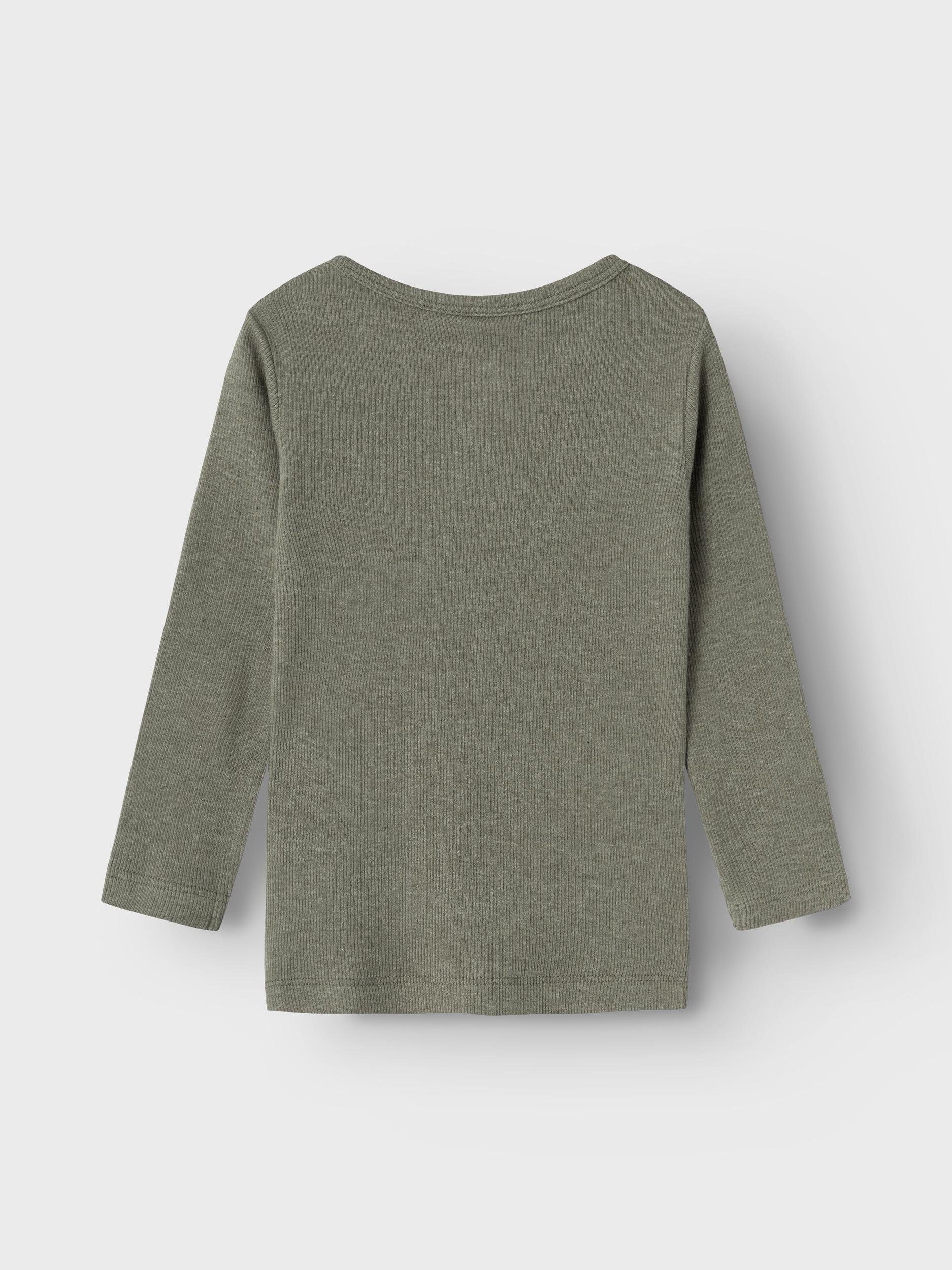 Name It Langarmshirt NMMKAB LS TOP NOOS Im Henley-Stil - mit kurzer Knopfleise, normal geschnitten