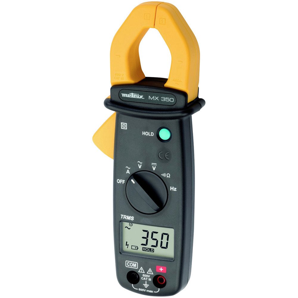 METRIX Spannungsprüfer Metrix MX 350 Stromzange digital CAT III 600 V Anzeige (Counts): 600, (MX 350)