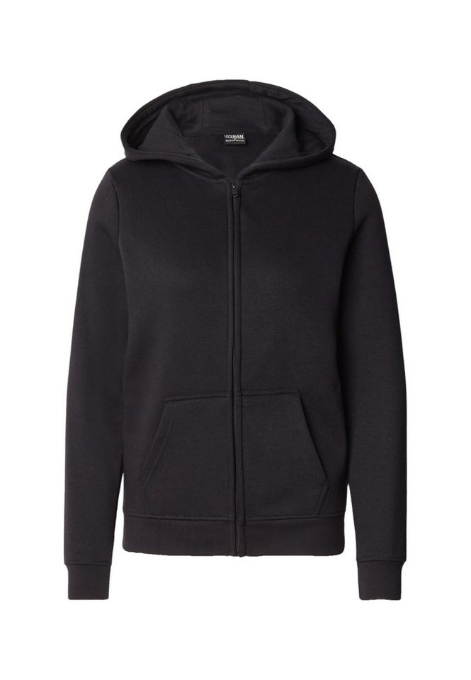 URBAN CLASSICS Sweatjacke Urban Classics Ladies Basic Essential Zip Hoody