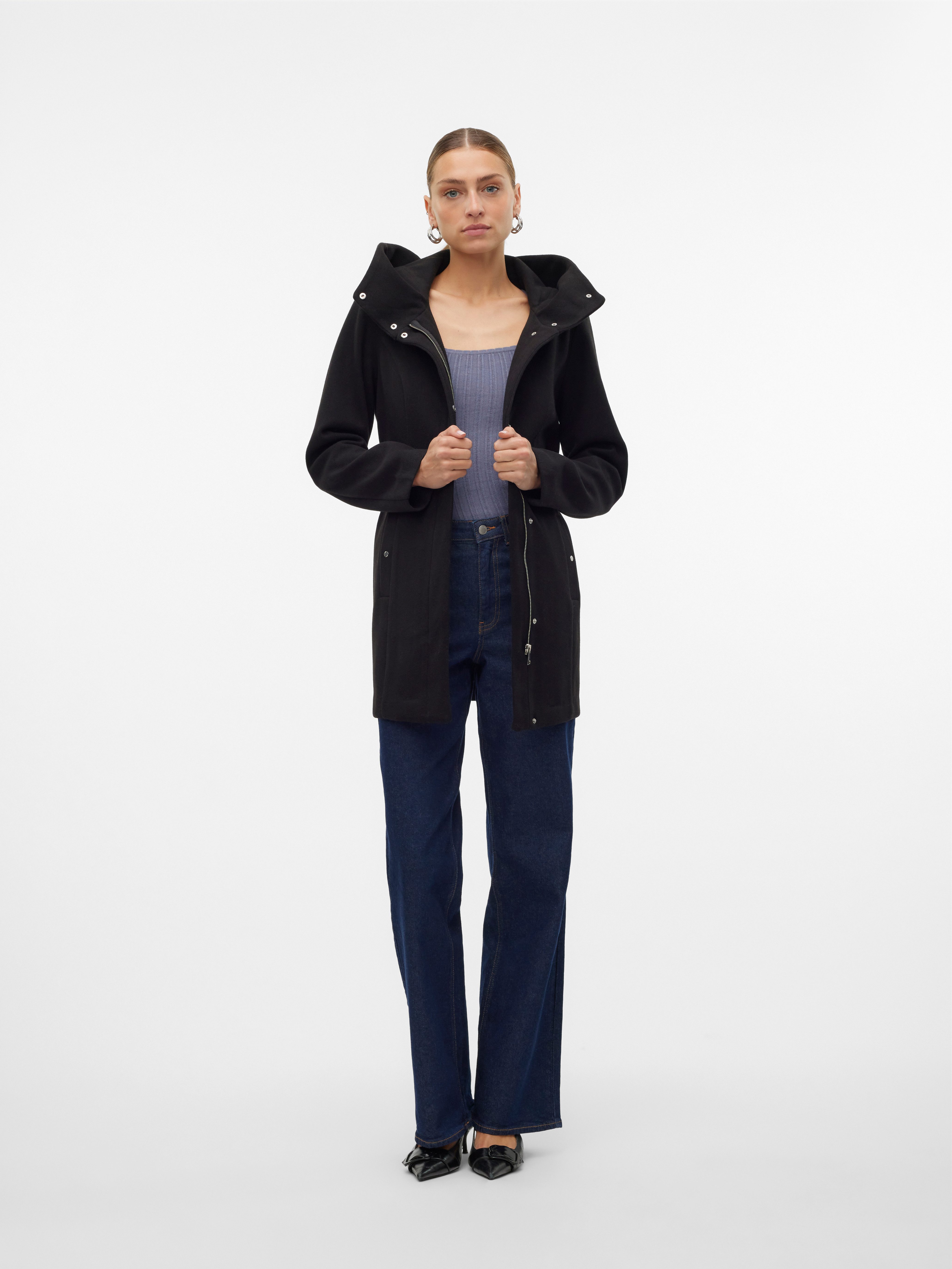 Vero Moda Langjacke VMPOPLIVA JACKET GA BOO Kunstfaser, regular fit – Bild 5 von 5