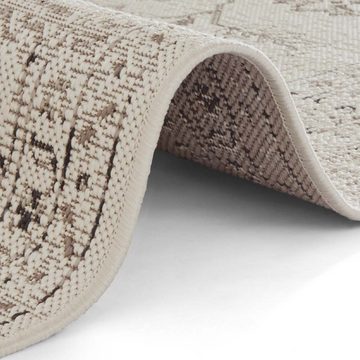 Teppich In- & Outdoor Teppich Navarino Creme Taupe, NORTHRUGS, rechteckig, Höhe: 8 mm