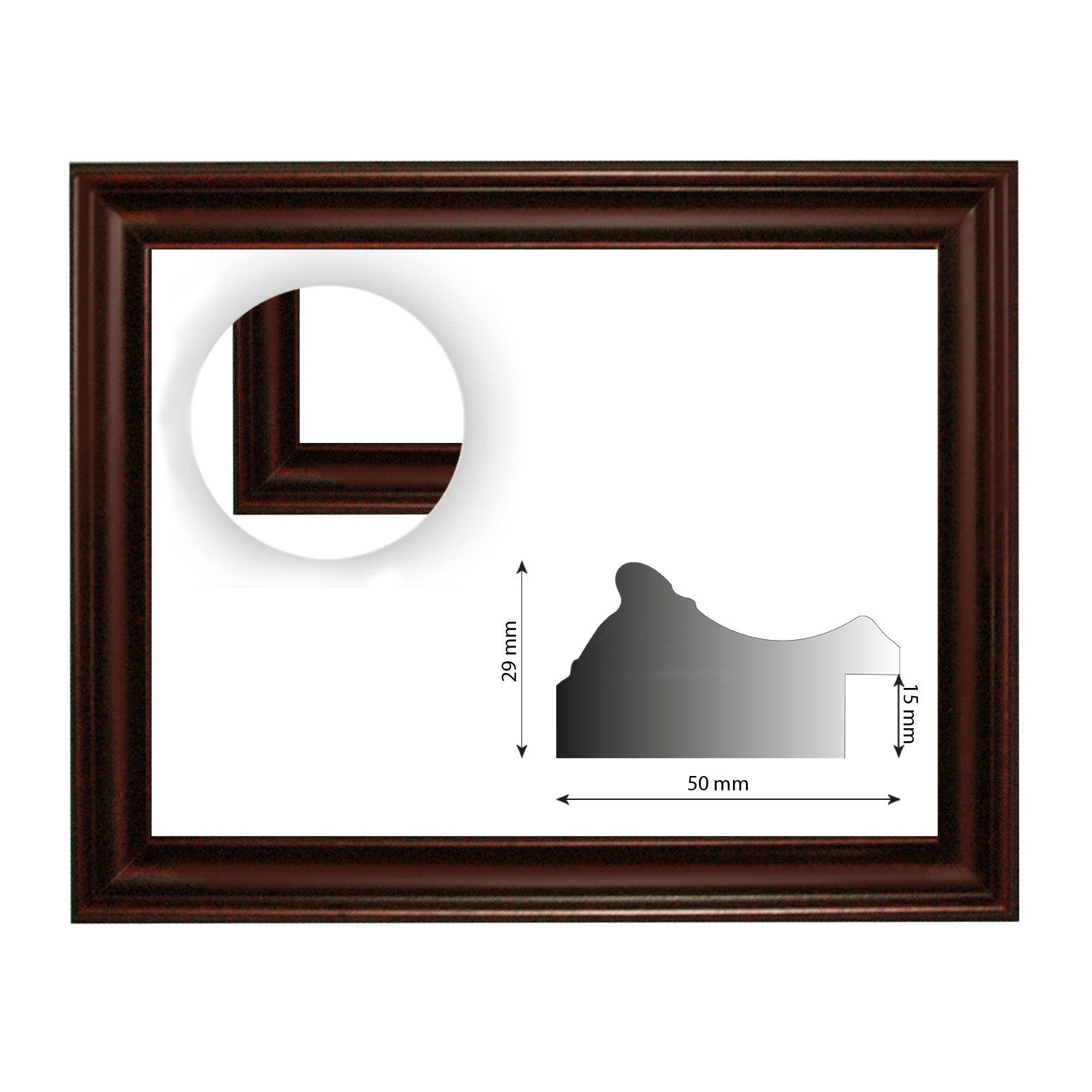 Bilderrahmen Neumann Bilderrahmen Holzrahmen NEVADA Kirschbaum, Wechselrahmen kirsche, Photorahmen