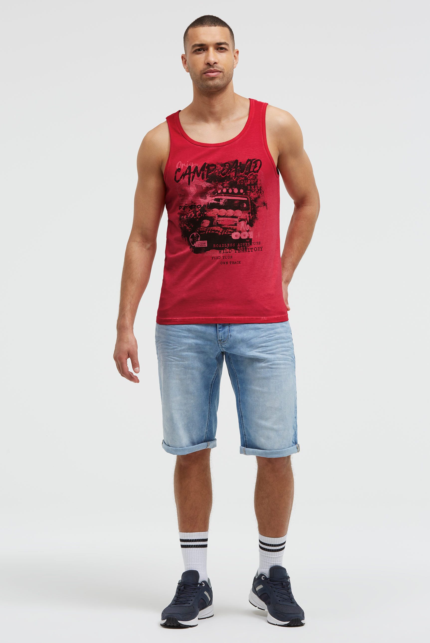 CAMP DAVID Tanktop aus Baumwolle