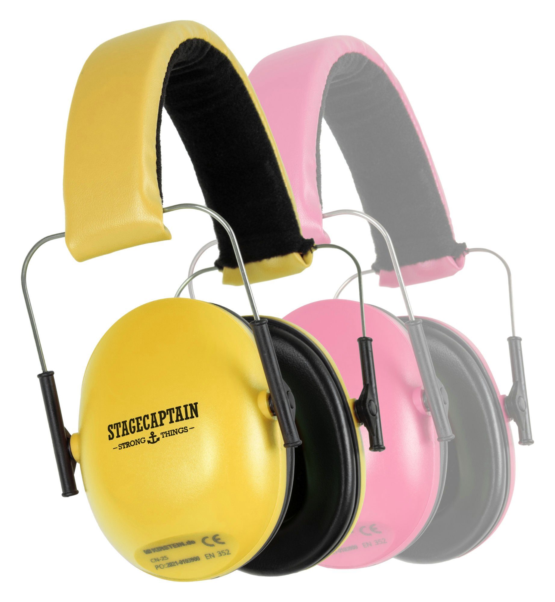 Dämpfung, für Gelb und Kinder Bügelgehörschutz mit Contranoise dB Stagecaptain 25 Ohrenschützer Gehörschutz CN-25 Erwachsene