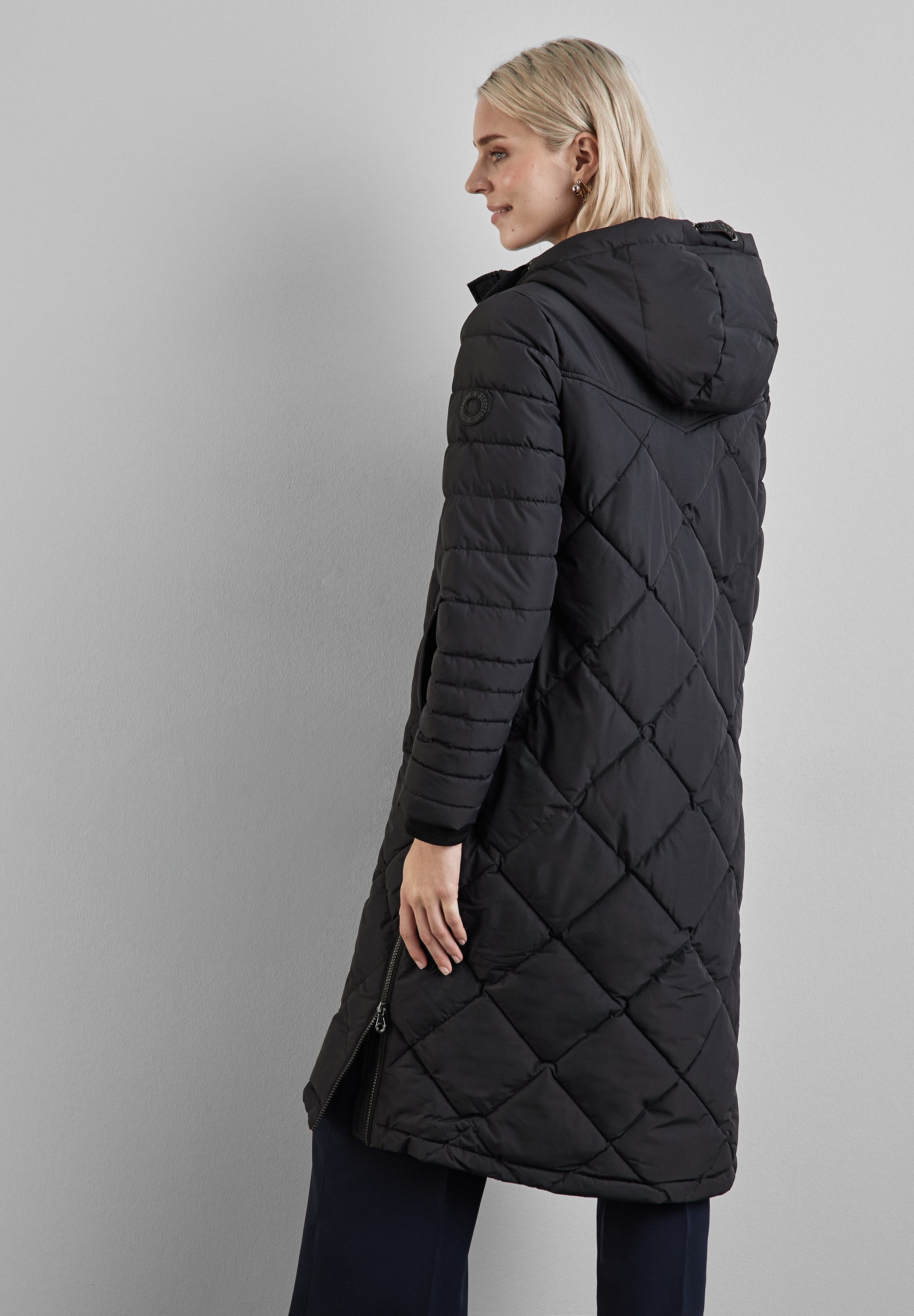 STREET ONE Steppjacke mit Kapuze mit Tunnelzugband günstig online kaufen