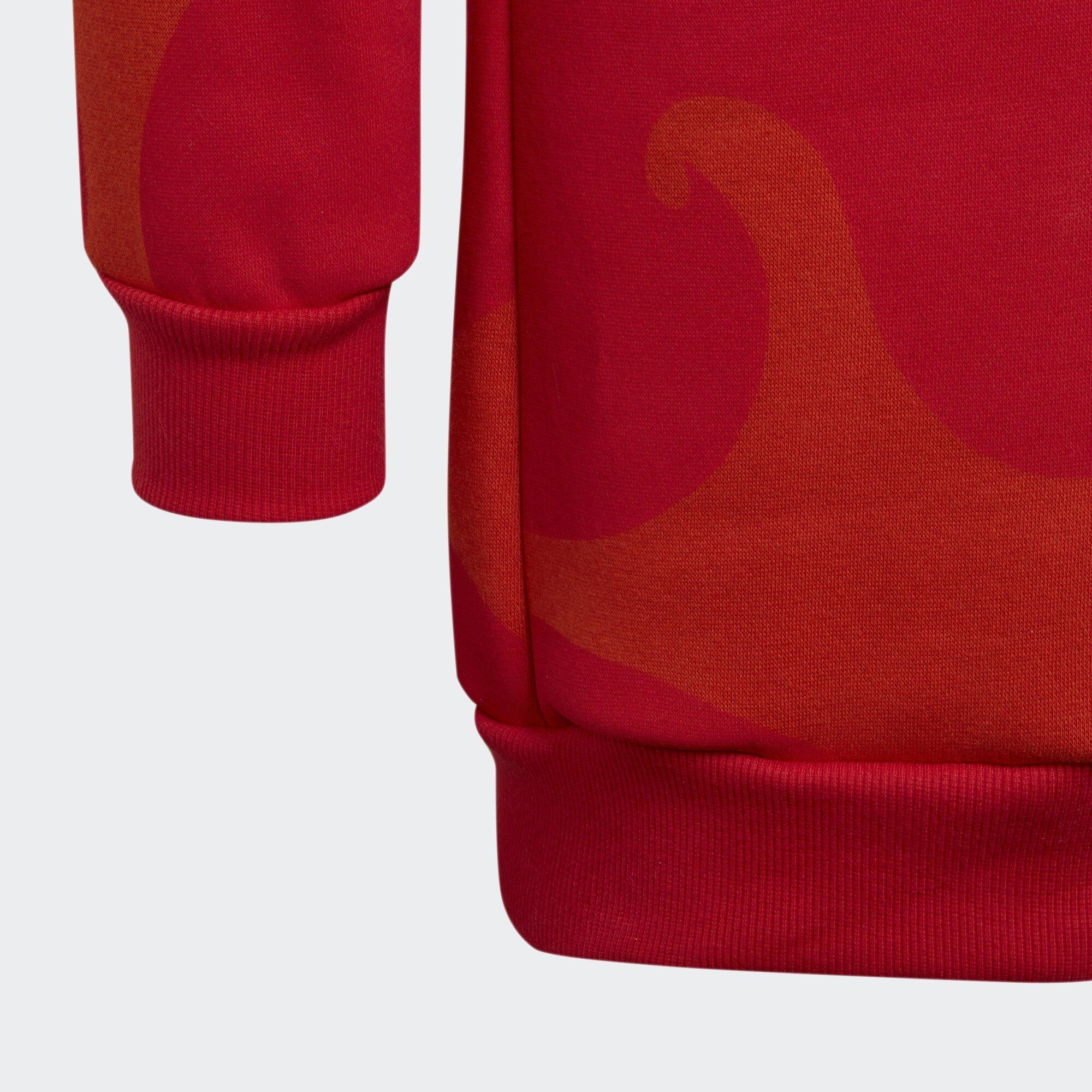 adidas Red Orange Sportswear SET Lush Trainingsanzug MARIMEKKO Collegiate /