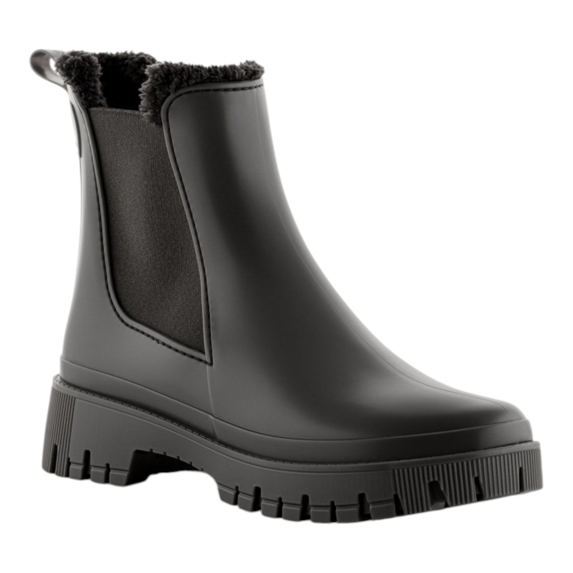 Lemon Jelly Gummistiefel Wren (gefütteter Chelseaboot) matt schwarz Damen Sneaker