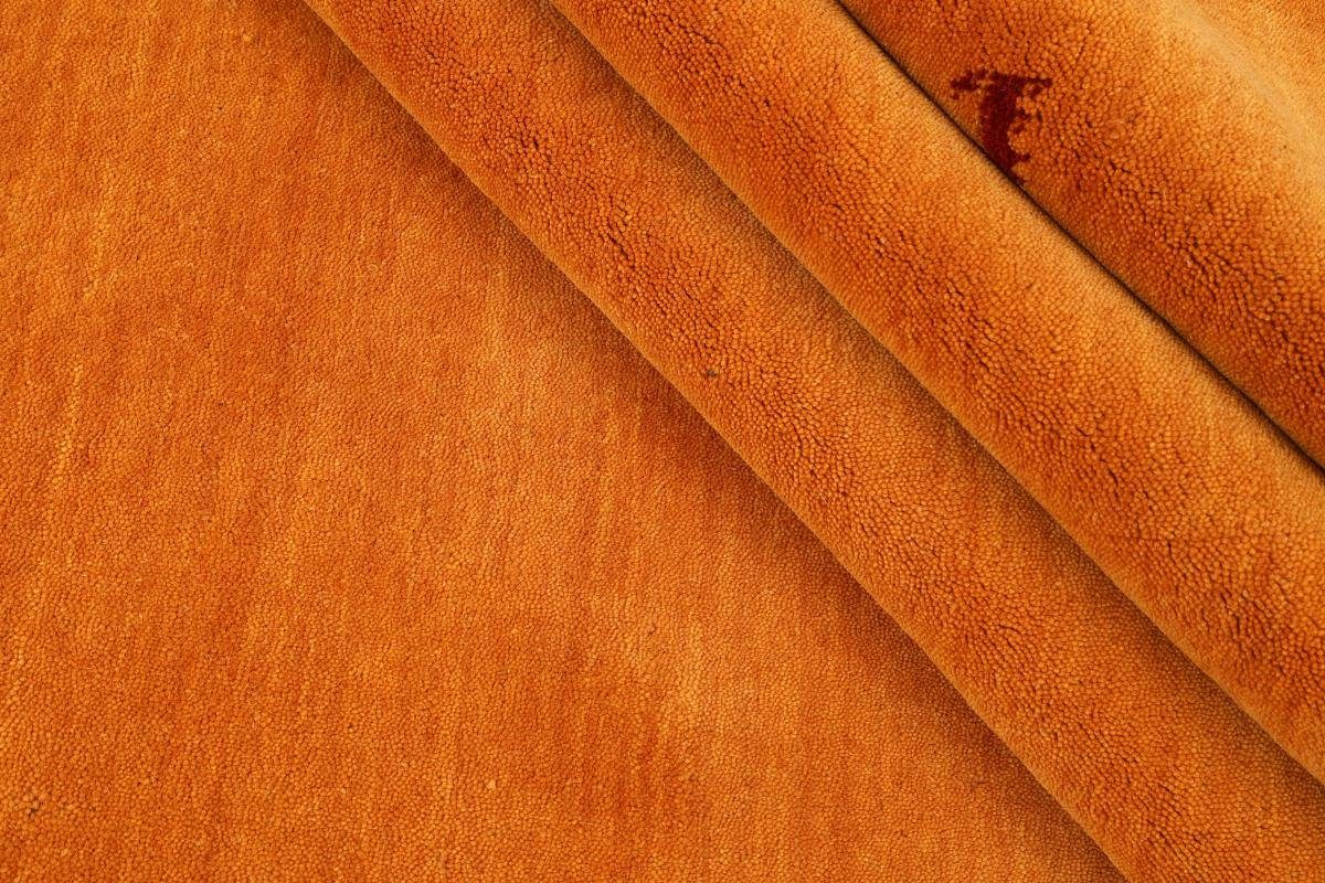 Moderner Gabbeh mm Orientteppich Orange rechteckig, 12 Orientteppich Trading, Loom 248x250 Quadratisch, Höhe: Nain