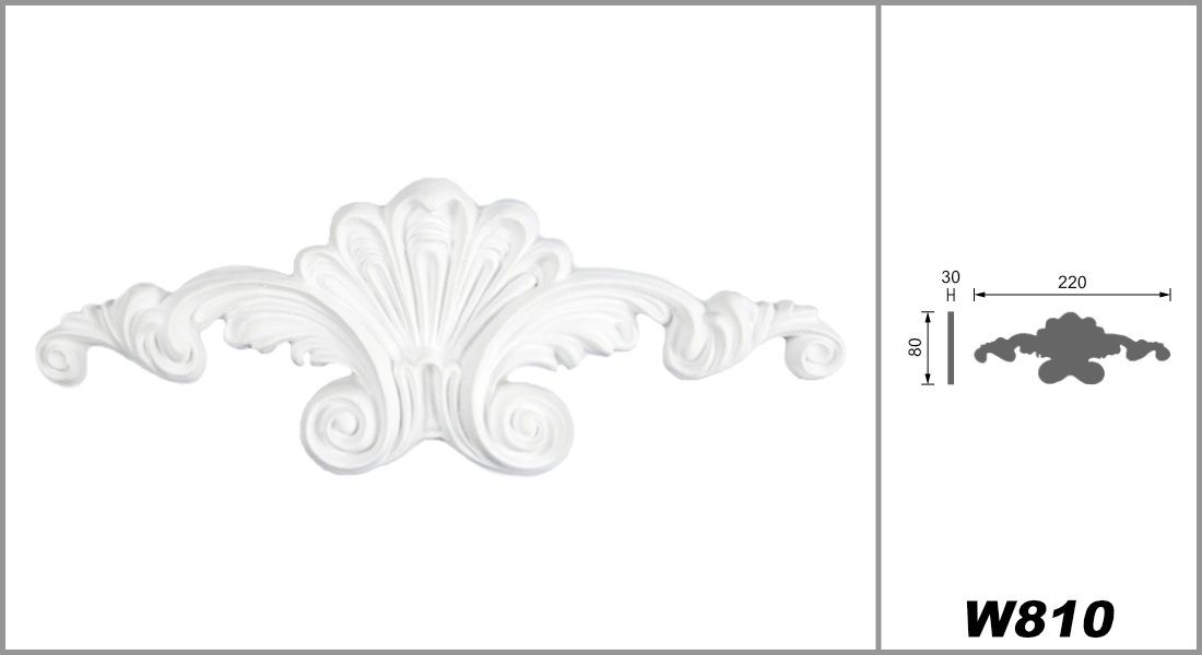 Grand Decor Wanddekoobjekt W810 (Ornament aus günstig online kaufen