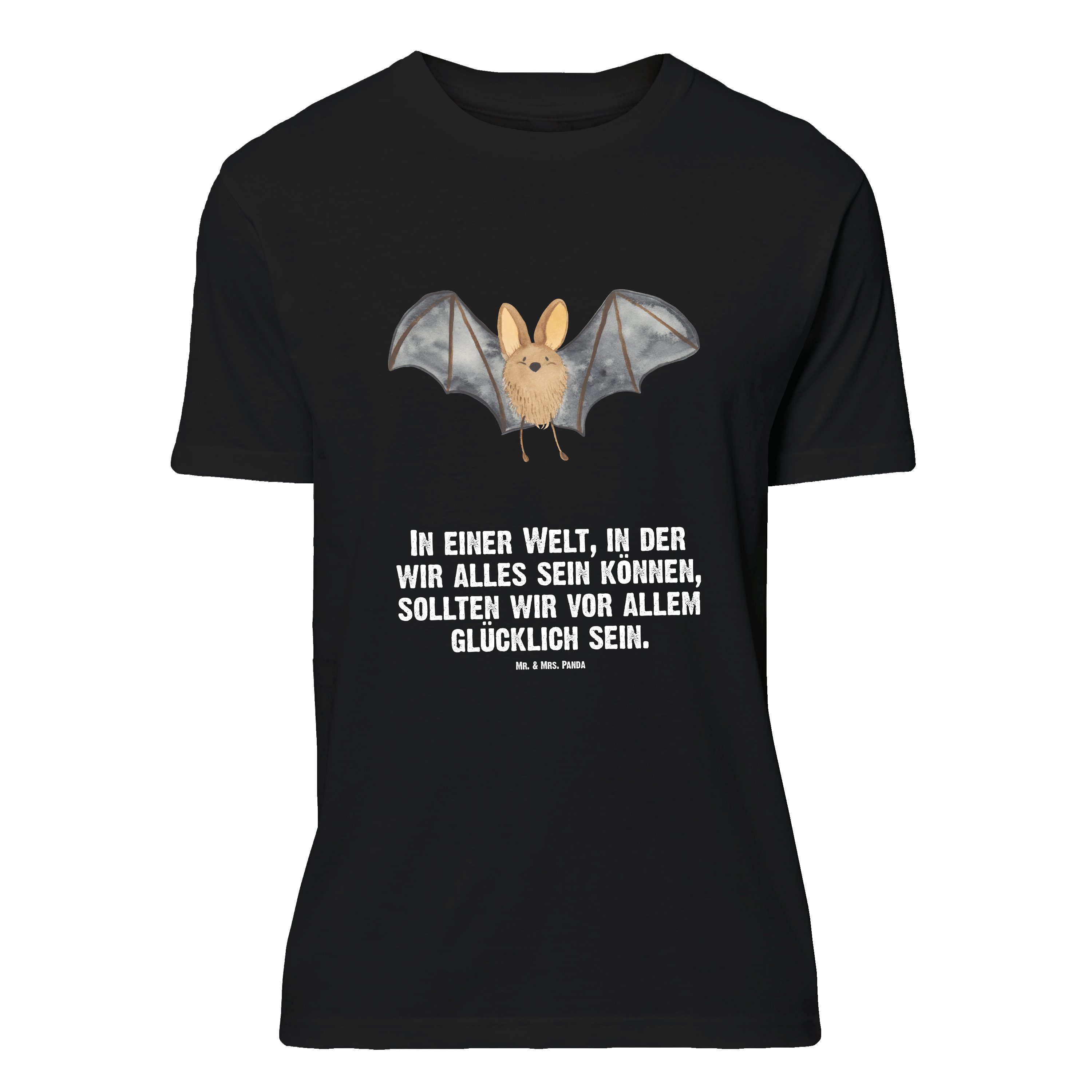 T-Shirt Fledermaus Flügel, Größe XXL T-Shirt, Schwarz, T-Shirt, Tshirt, Overs
