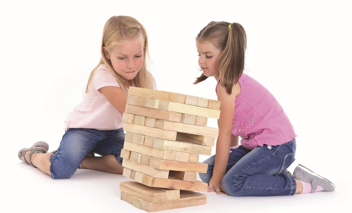 Forchtenberger Puzzle & Spiele Stapelspielzeug XXL Wackelturm