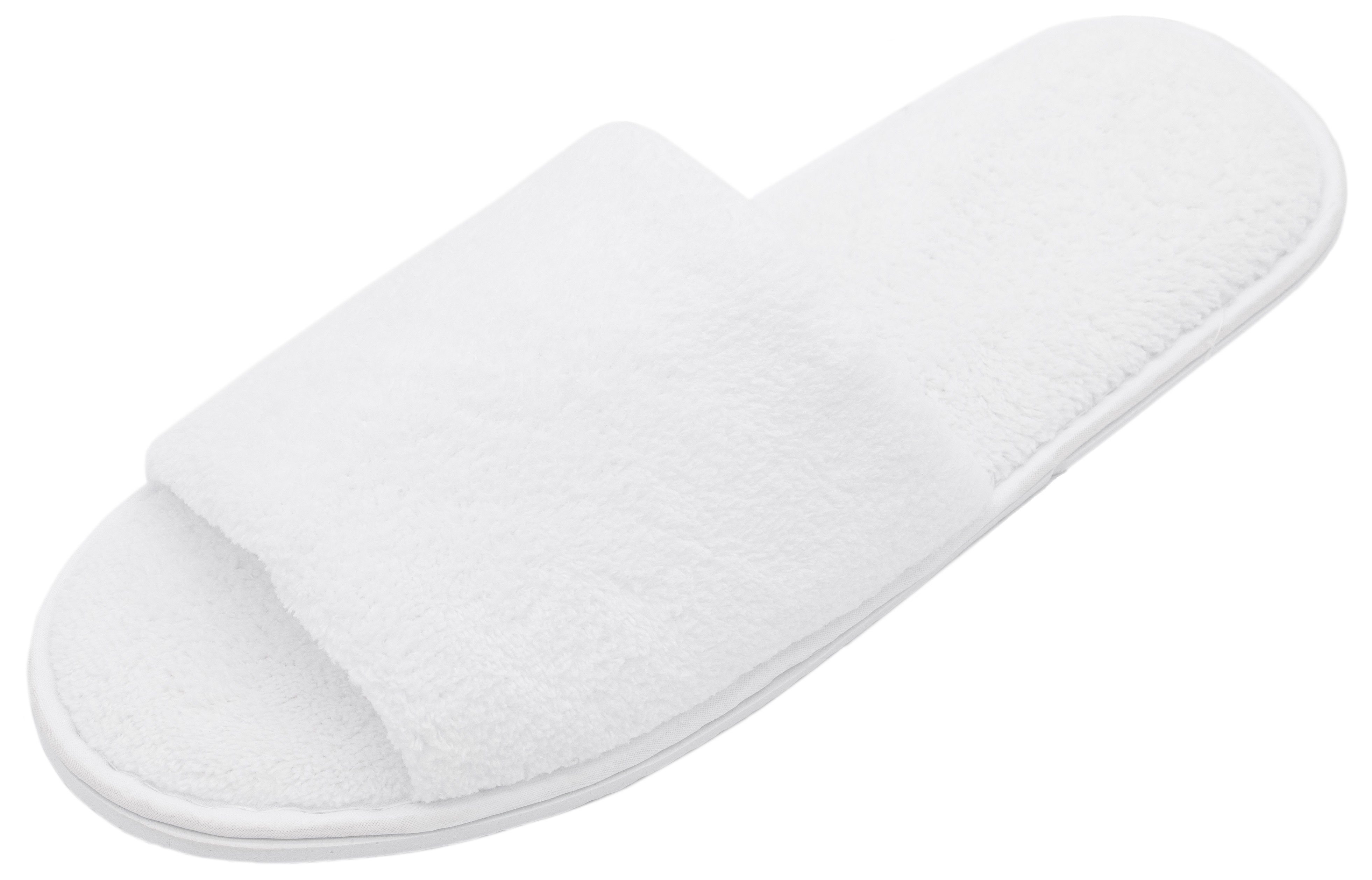 ZOLLNER Pantoffel (10-tlg) 100% Polyester, vom Hotelwäschespezialisten