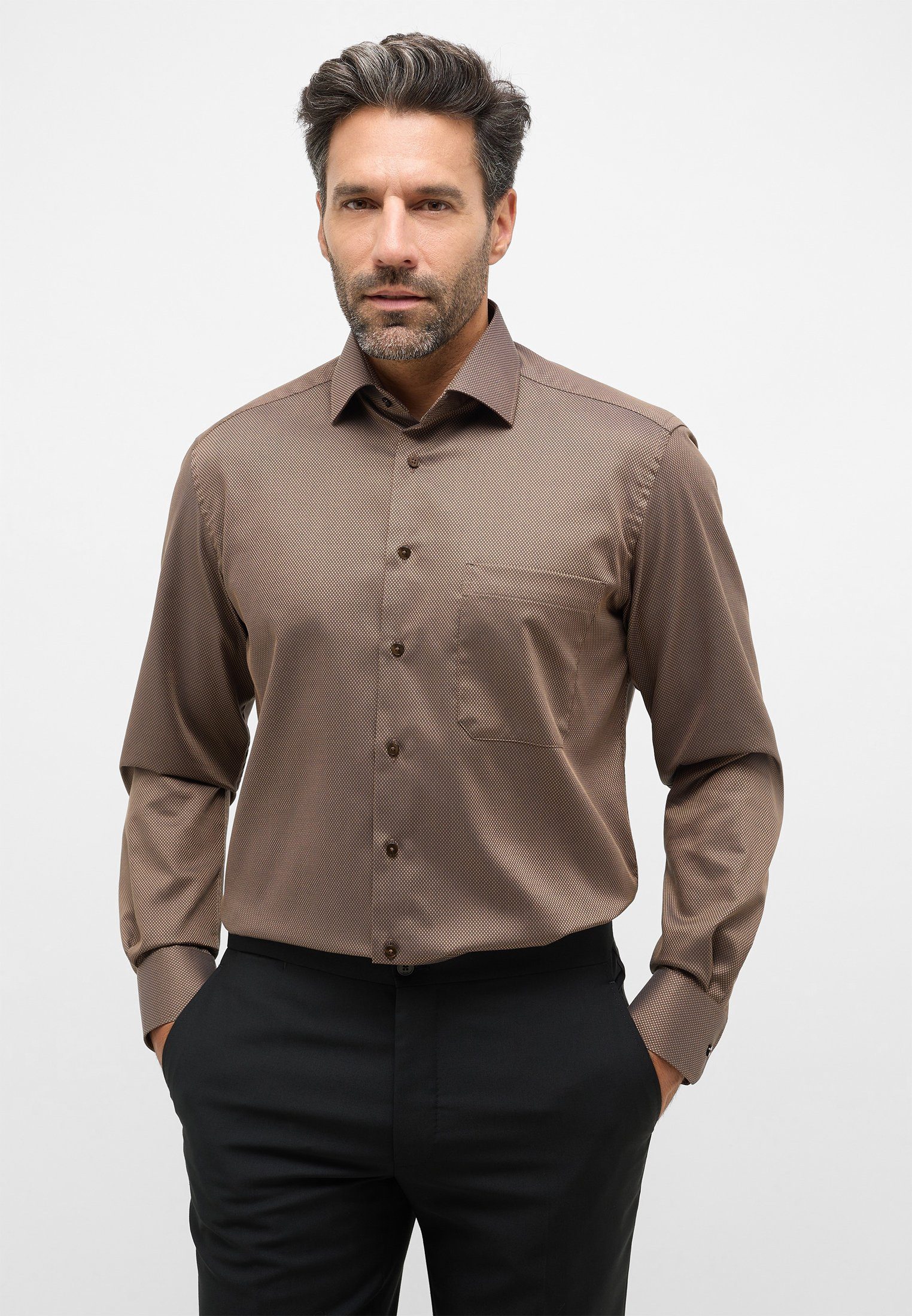 Eterna Langarmhemd COMFORT FIT günstig online kaufen