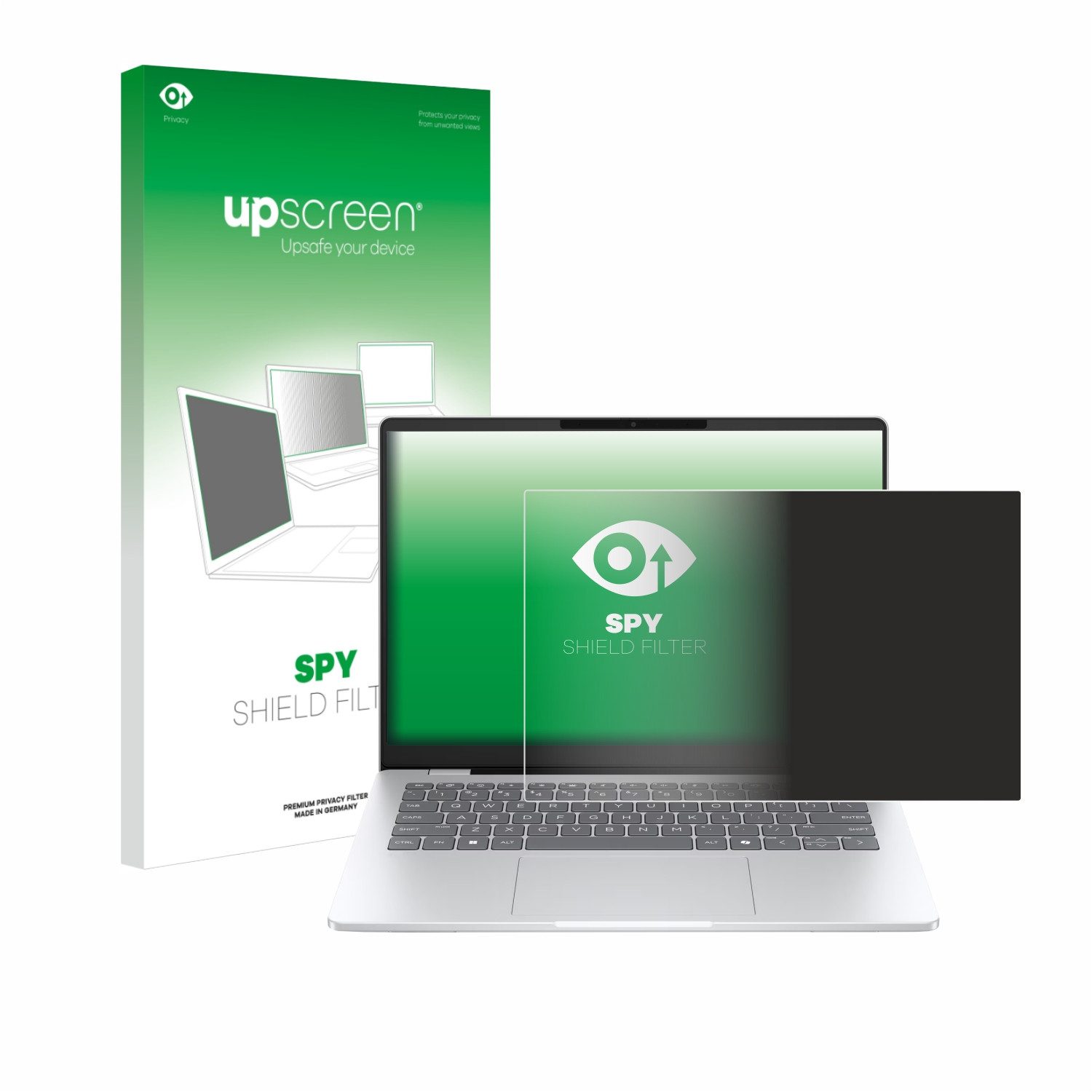 upscreen Displayschutzfolie Blickschutzfilter für HP OmniBook 7 14" Laptop AI, Anti-Spy Privacy Filter Sichtschutz Blickschutzfilter Blaulicht-Schutz