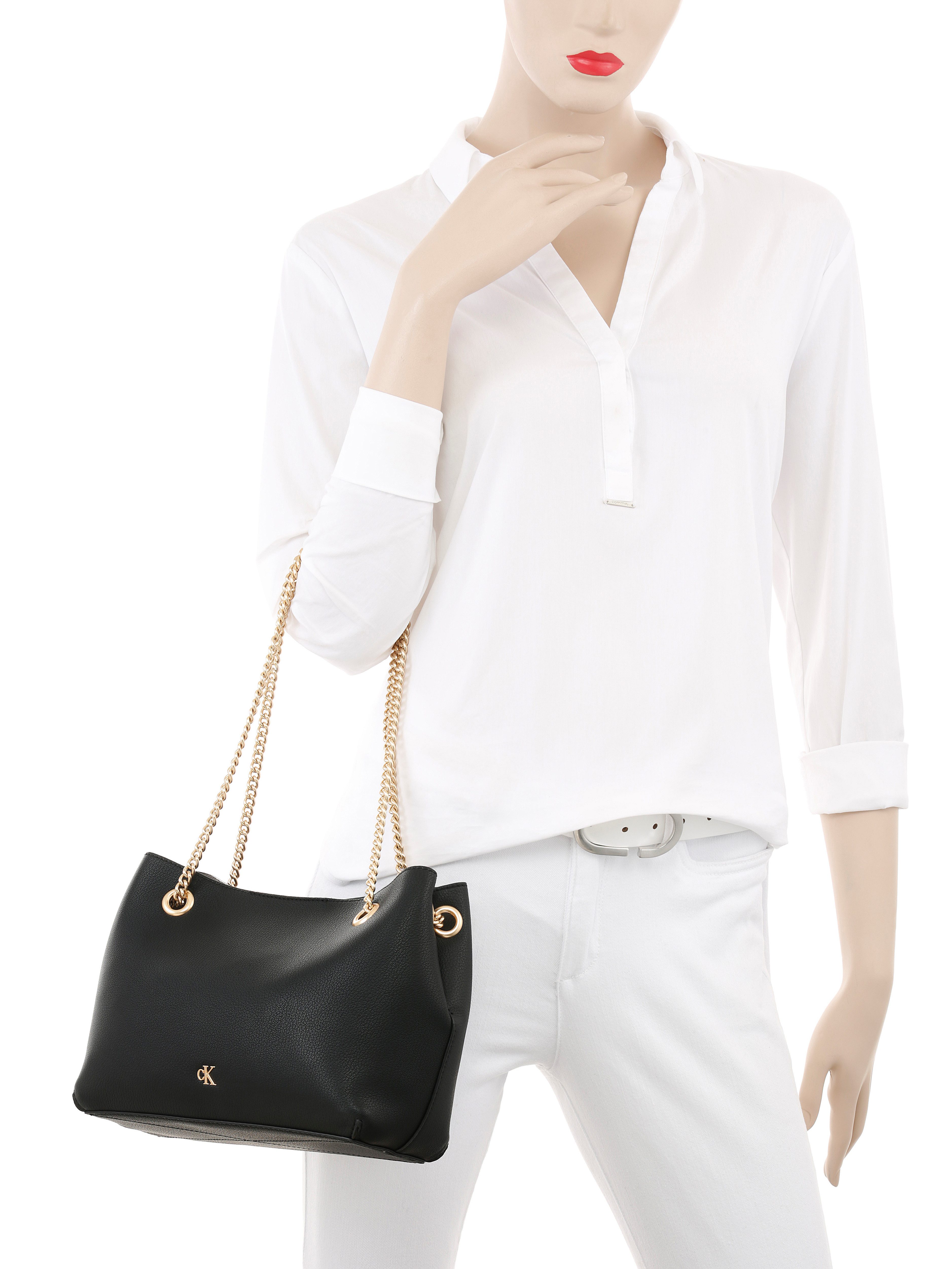 Calvin Klein Jeans Umhängetasche MNML MNGRM CHN SHLDR, Abendtasche, festlic günstig online kaufen