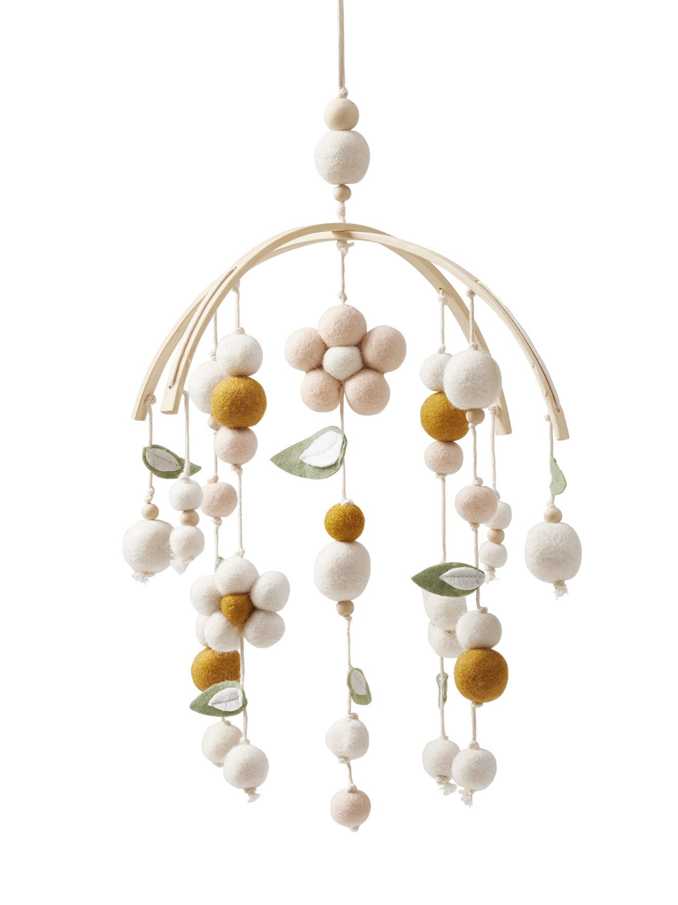 vertbaudet Ловец снов Kinderzimmer Blumen-Mobile, aus Filz