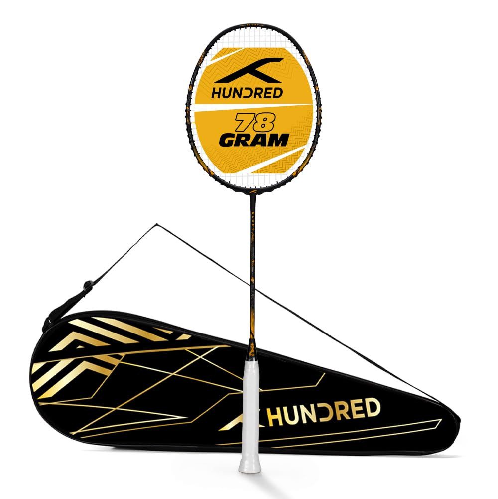 Badmintonschläger Glory Limited Edition bespannter Badmintonschläger Standardgröße
