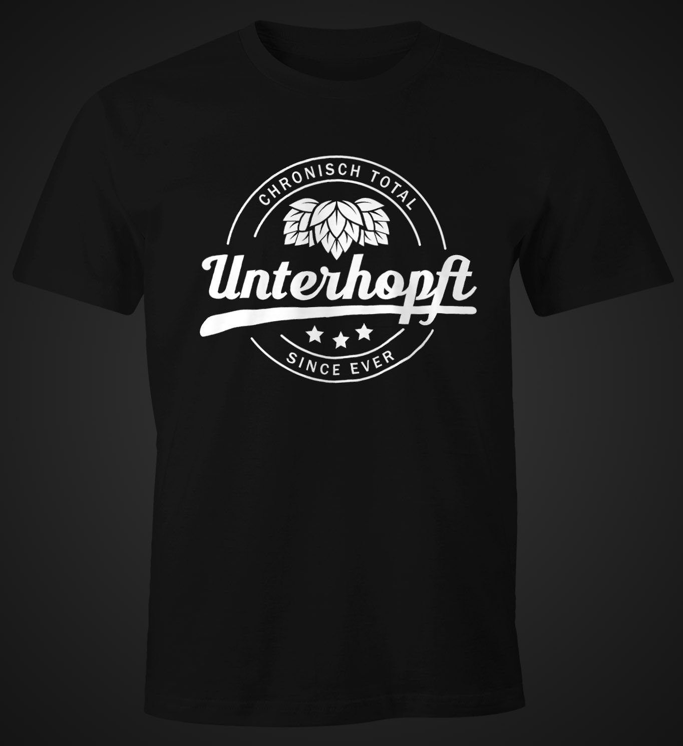 MoonWorks Print-Shirt Chronisch Unterhopft Total Herren günstig online kaufen