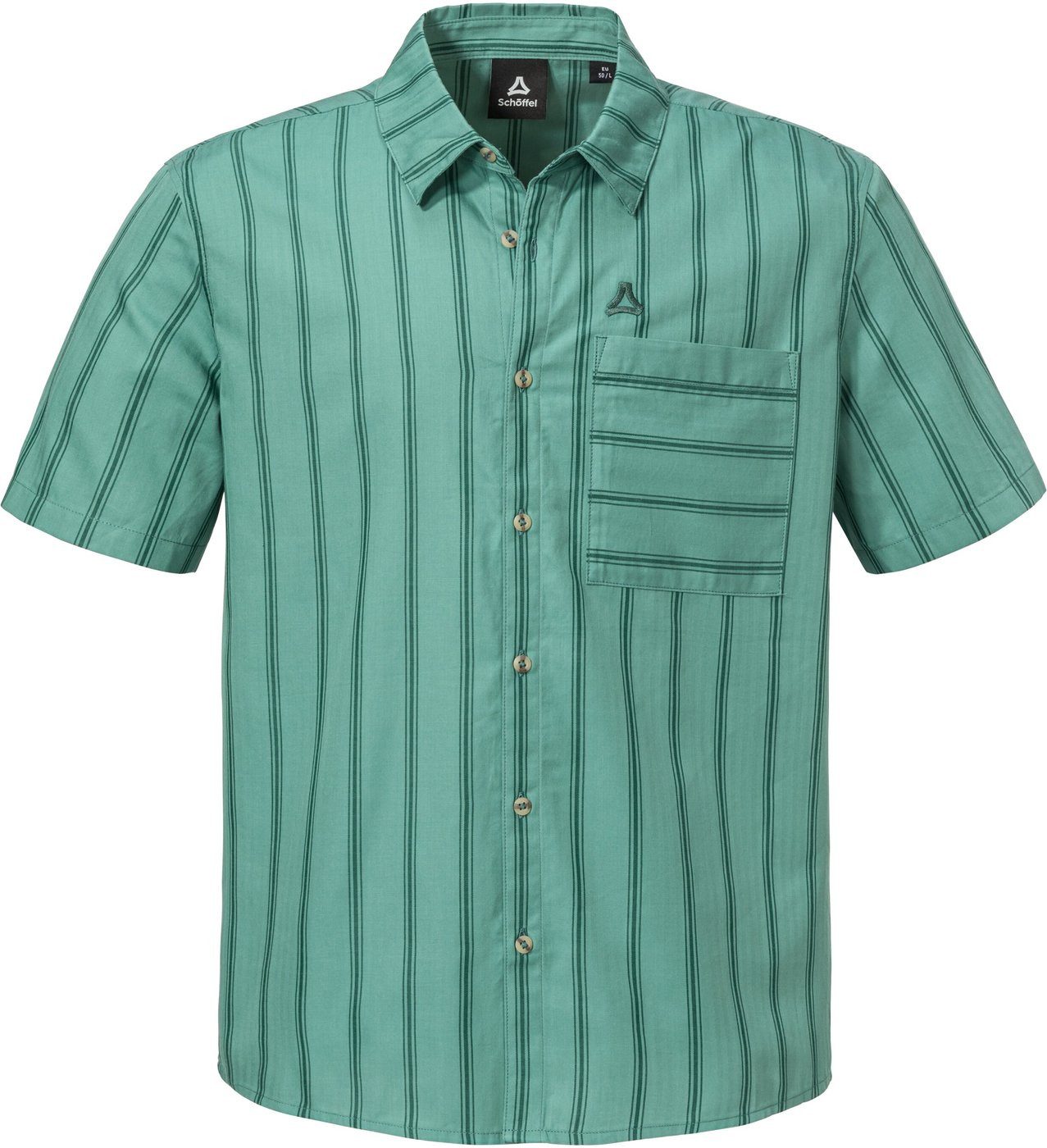 Schöffel Outdoorhemd Shirt Style Kalmen MEN EMERALD SLATE