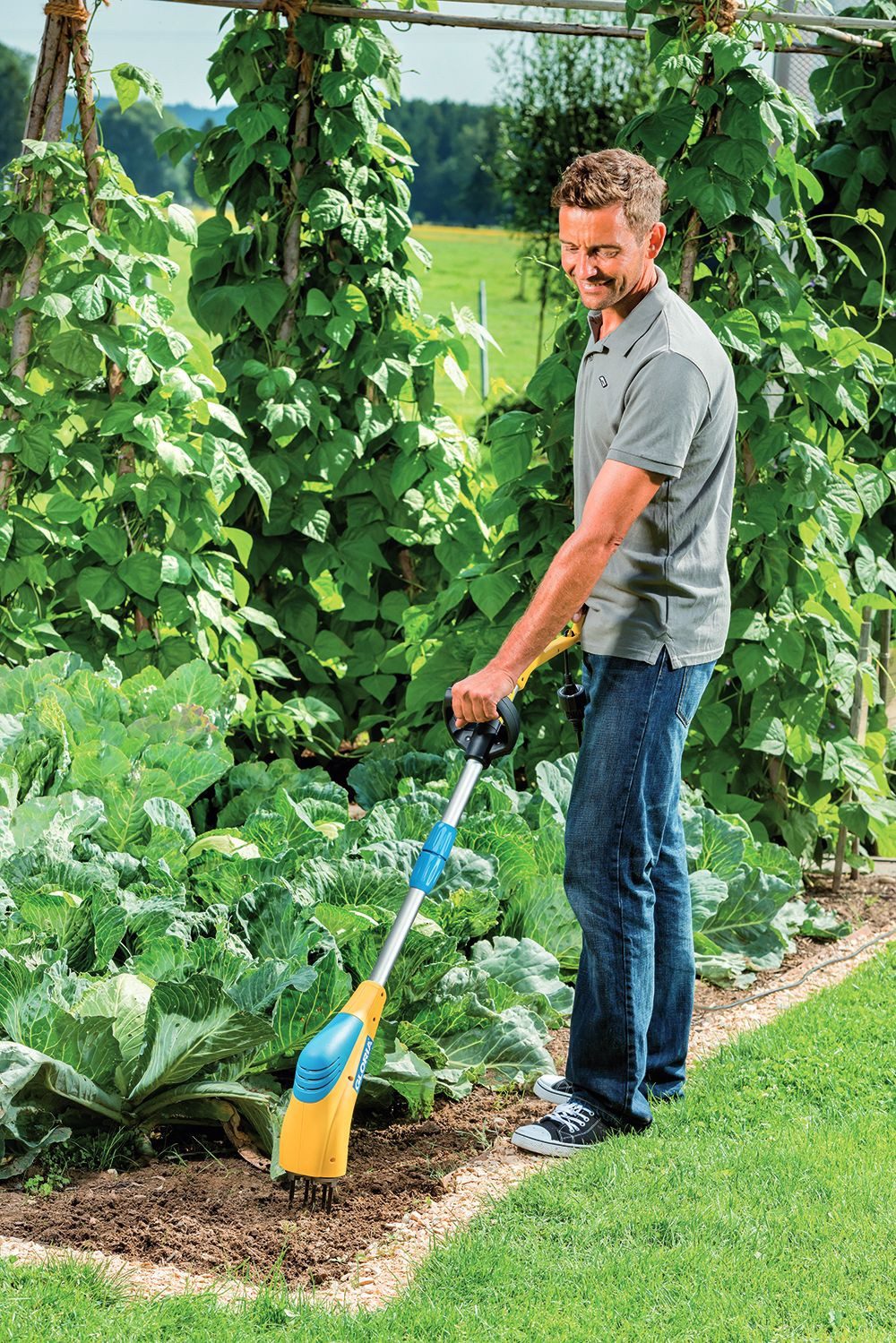 Gloria Garten-Multifunktionsgerät Gardenboy PLUS – 4-in-1 Bodenbearbeiter