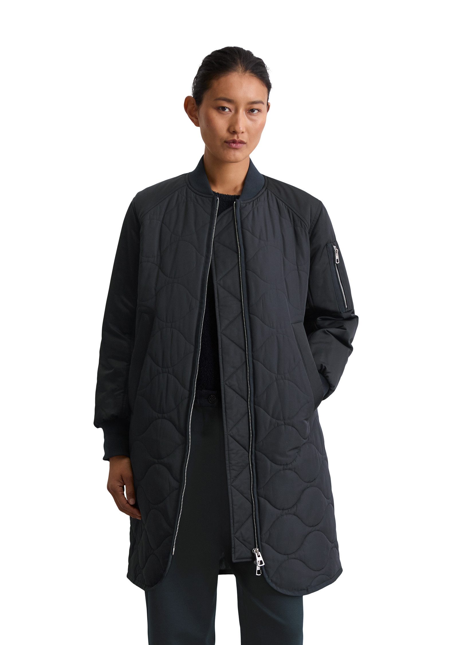 Marc O'Polo Steppmantel aus recyceltem Polyester