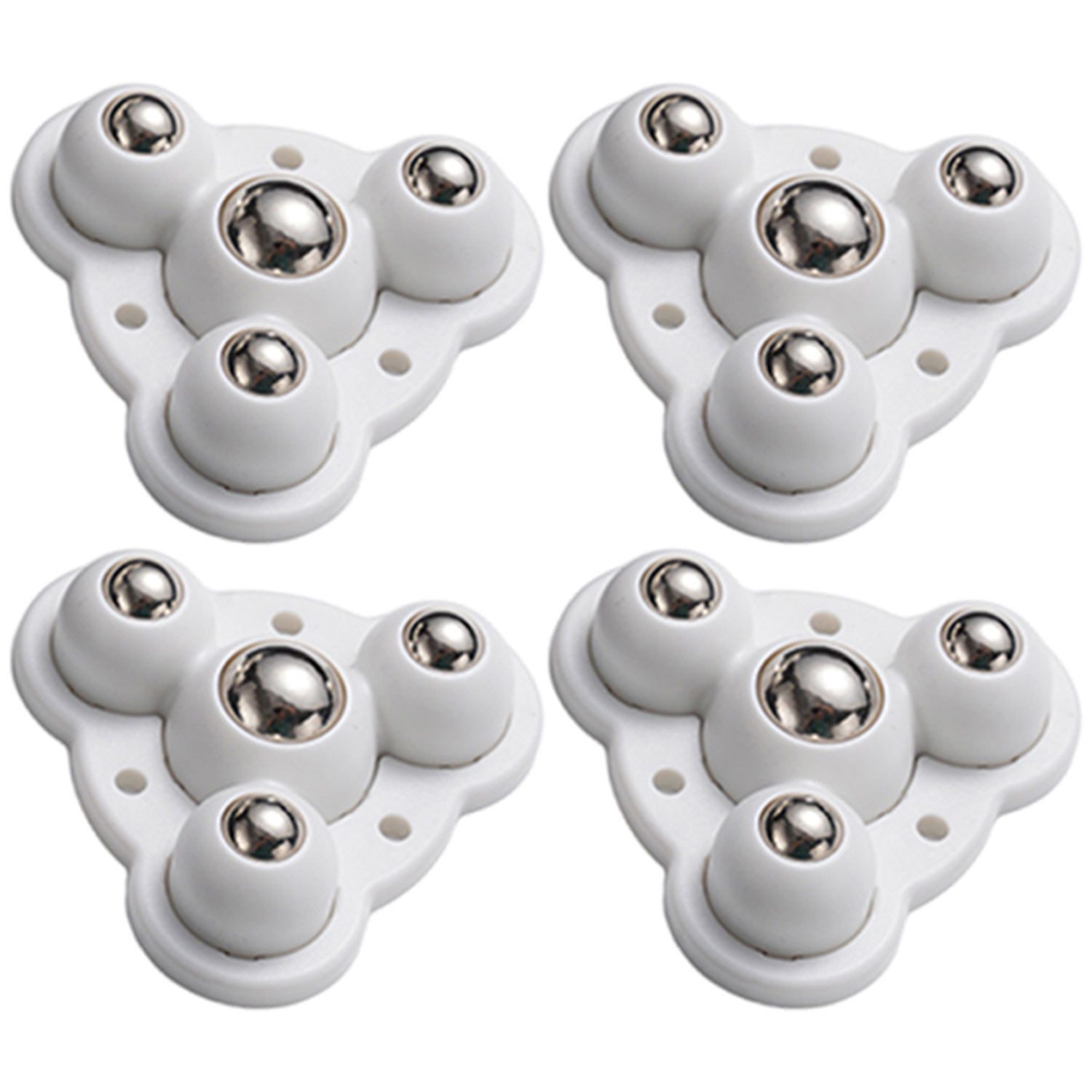 Möbelrolle Mini selbstklebende Kugelrolle, 4 Stahlkugeln,Möbelrolle,4 Stück