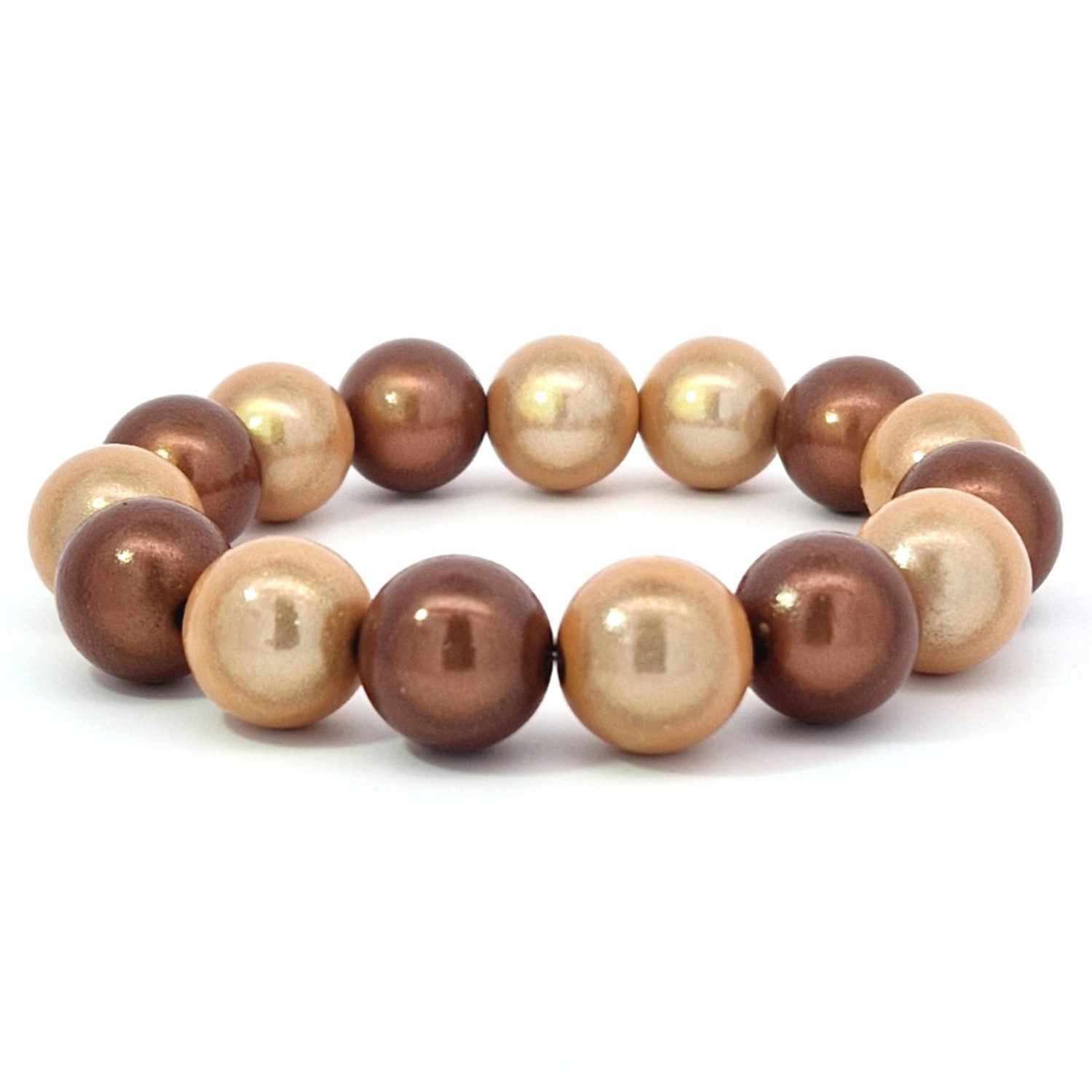 Impala Perlenarmband Armband Wonder aus leuchtenden 3 D Perlen 14mm