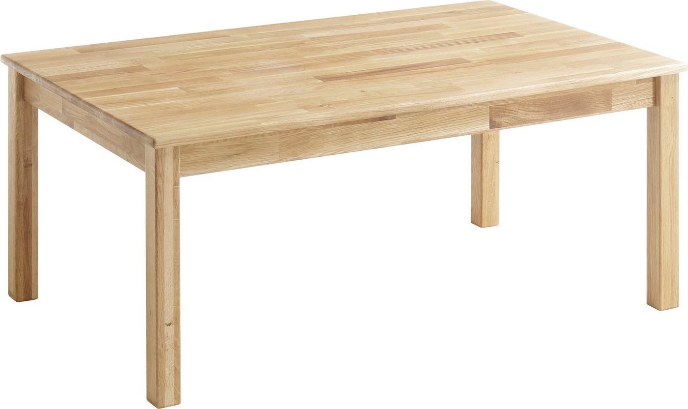 MCA furniture Couchtisch »Alfons«, Wohnzimmertisch Massivholz geölt, keilverzinkt belastbar bis 20 kg-HomeTrends